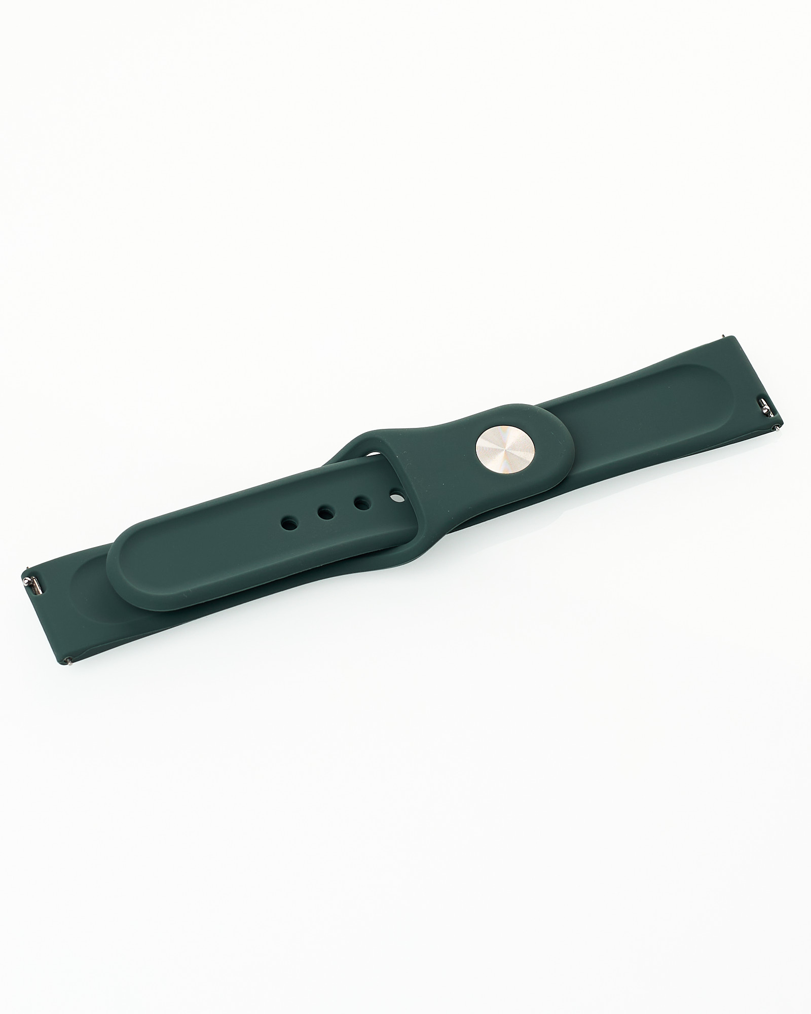 Ремешок для часов UNIVERSAL "Colors" 20 мм темно-зеленый