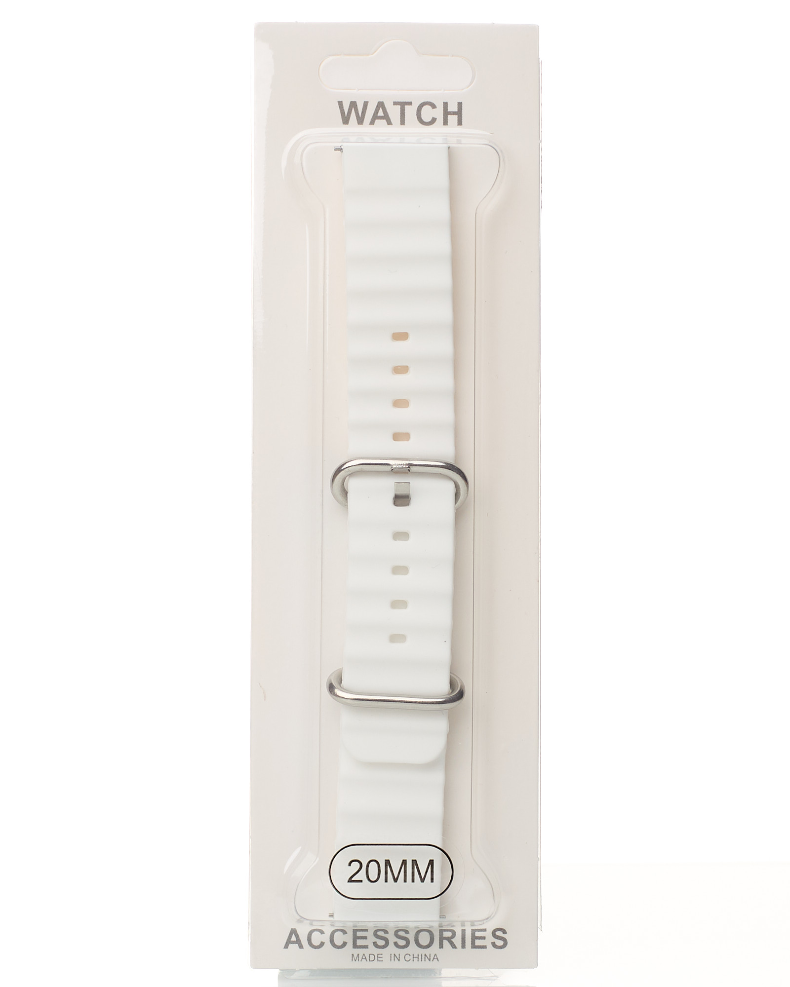 Ремешок для часов UNIVERSAL "Ocean Band" 20 мм белый