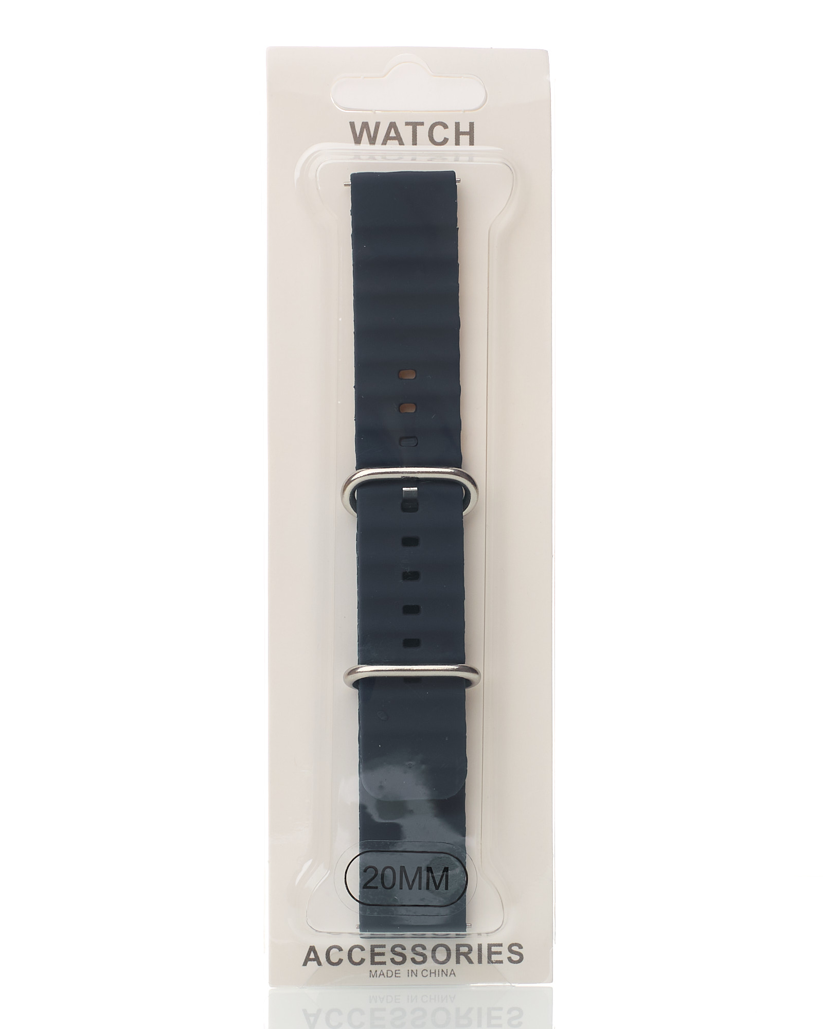 Ремешок для часов UNIVERSAL "Ocean Band" 20 мм темно-синий