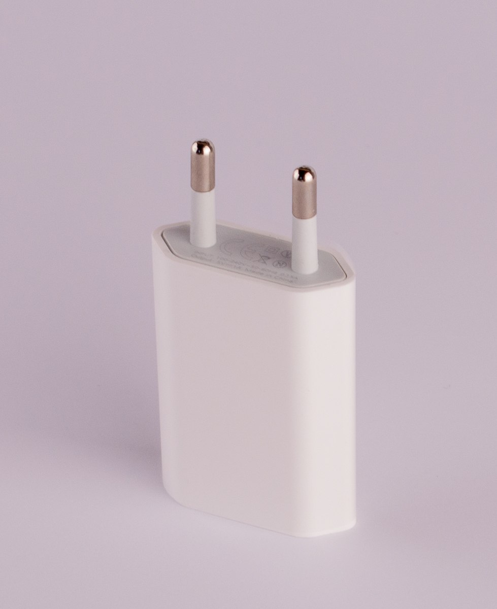 СЗУ блок (1 USB / 5W / 1A) прямоугольник (тех.пак.) белый