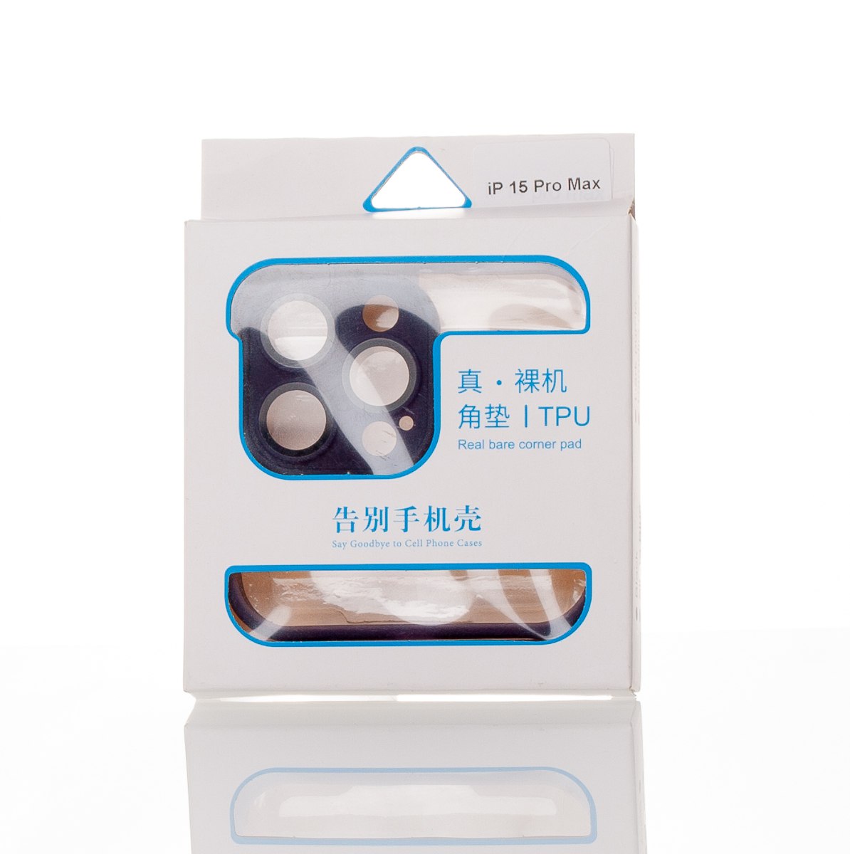 Силиконовая накладка CornerPad 3in1 для iPhone 15 Pro Max фиолетовый