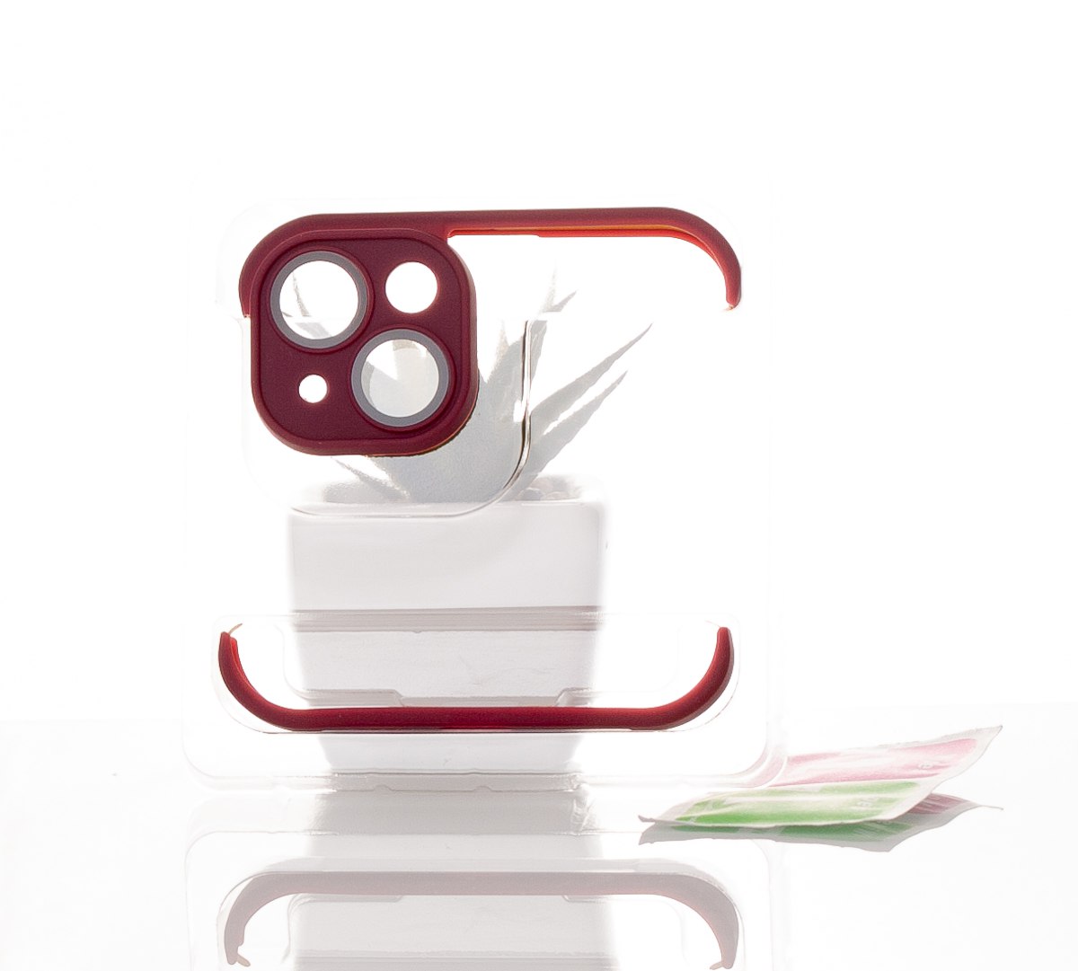 Силиконовая накладка CornerPad 3in1 для iPhone 13 бордовый