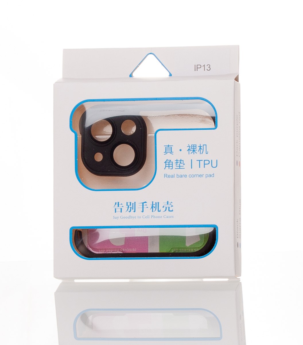 Силиконовая накладка CornerPad 3in1 для iPhone 13 черный