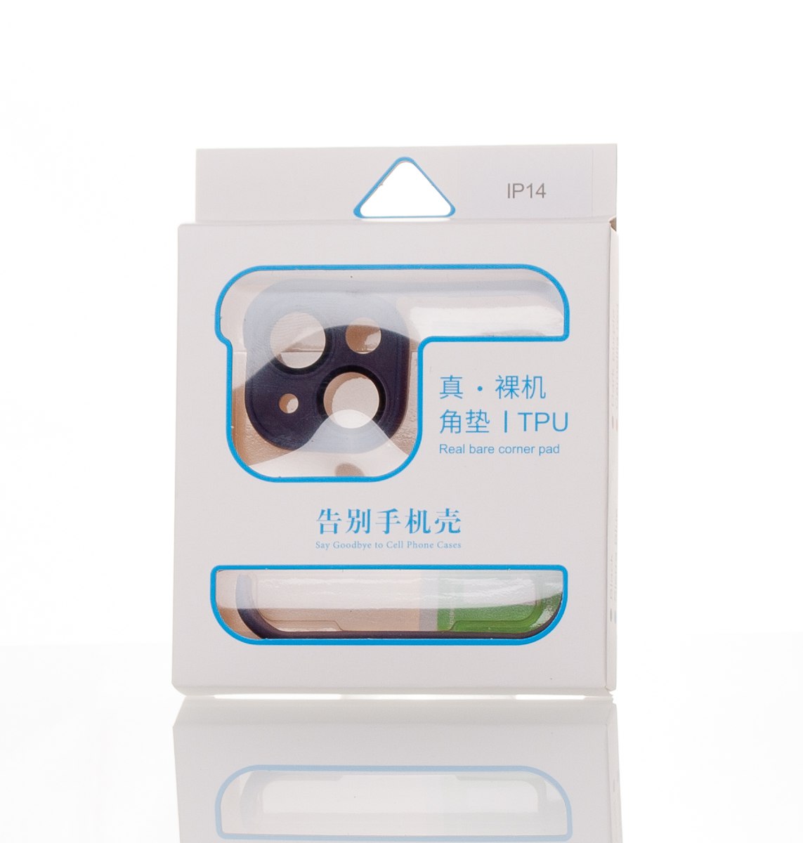 Силиконовая накладка CornerPad 3in1 для iPhone 14 фиолетовый