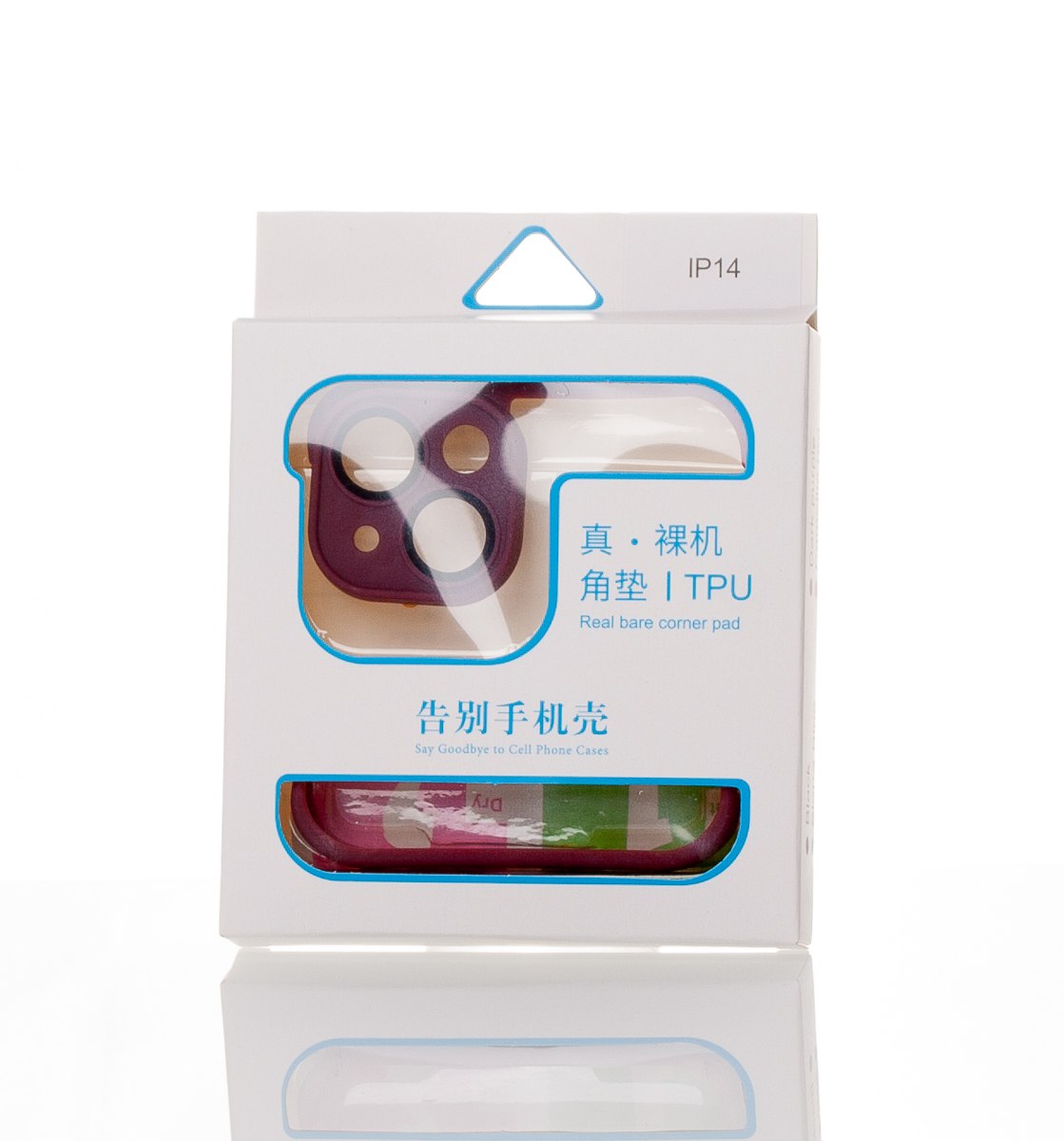 Силиконовая накладка CornerPad 3in1 для iPhone 14 бордовый