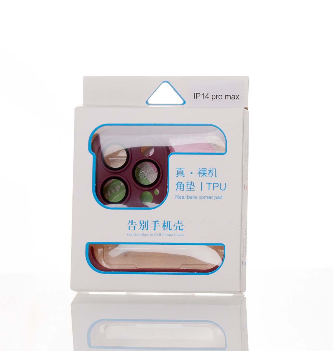 Силиконовая накладка CornerPad 3in1 для iPhone 14 Pro Max бордовый