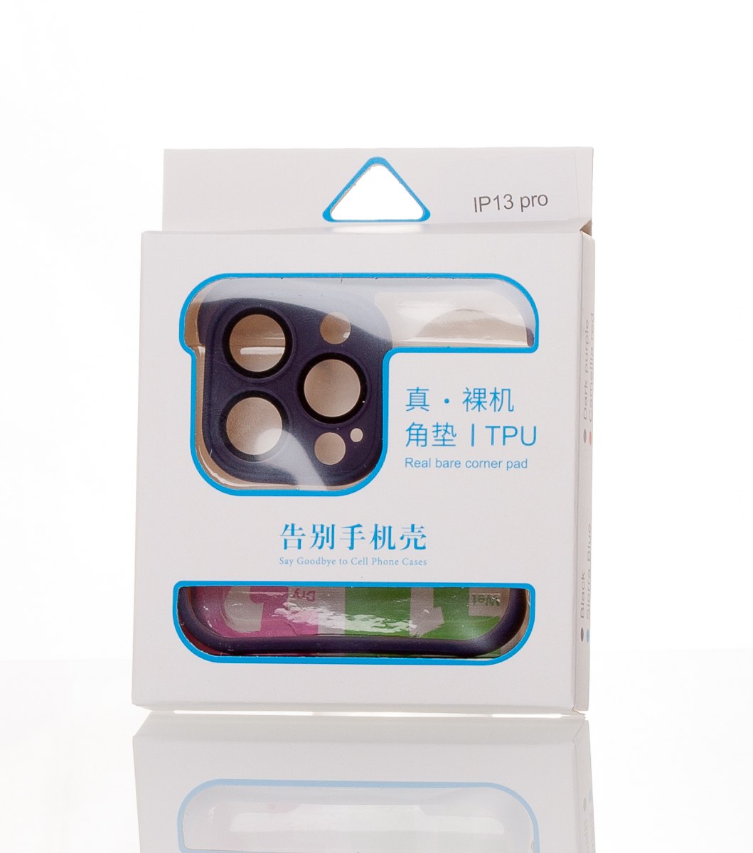 Силиконовая накладка CornerPad 3in1 для iPhone 13 Pro фиолетовый