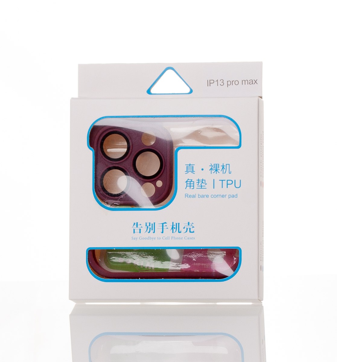 Силиконовая накладка CornerPad 3in1 для iPhone 13 Pro Max бордовый