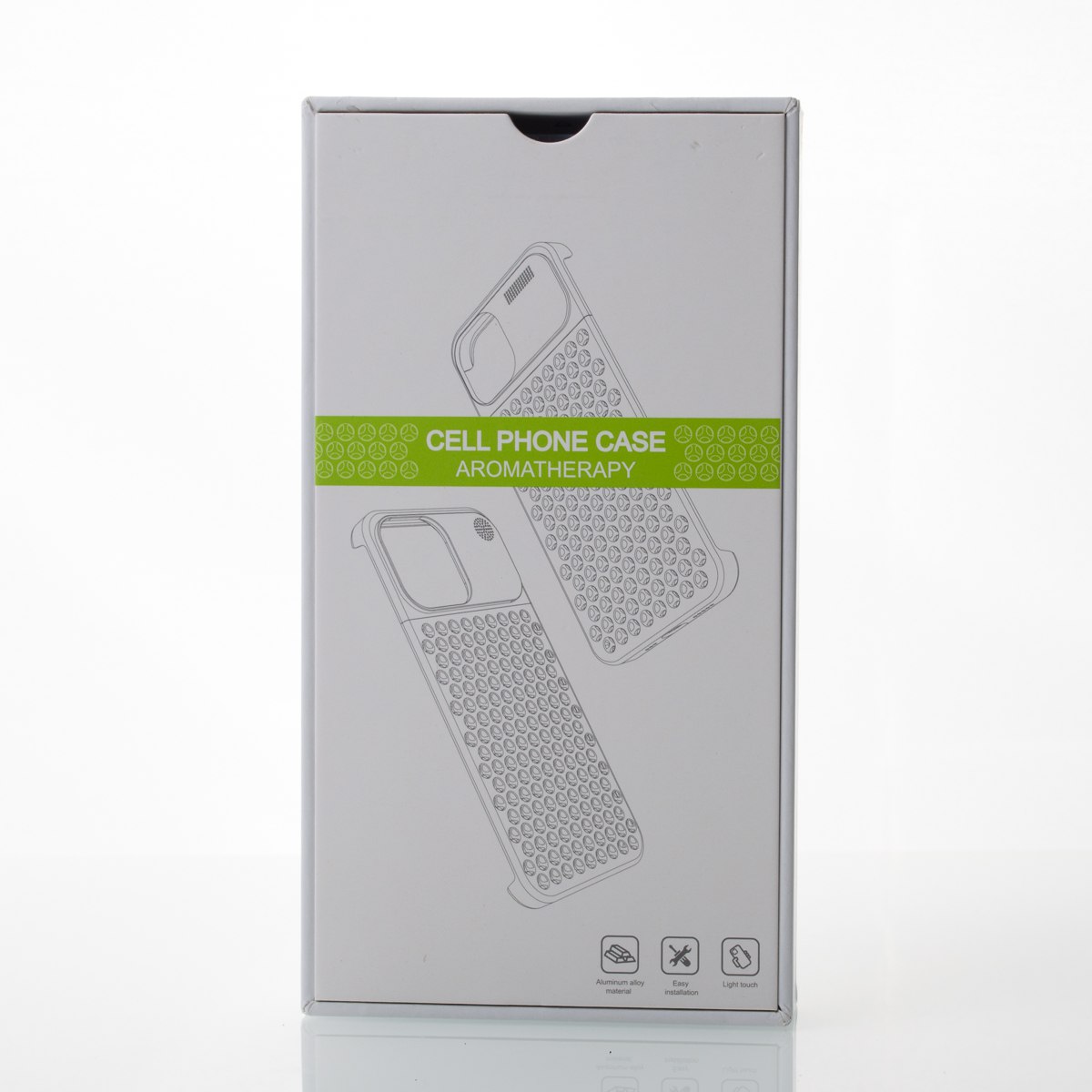 Металлический чехол AROMA ALUMINIUM для iPhone серый