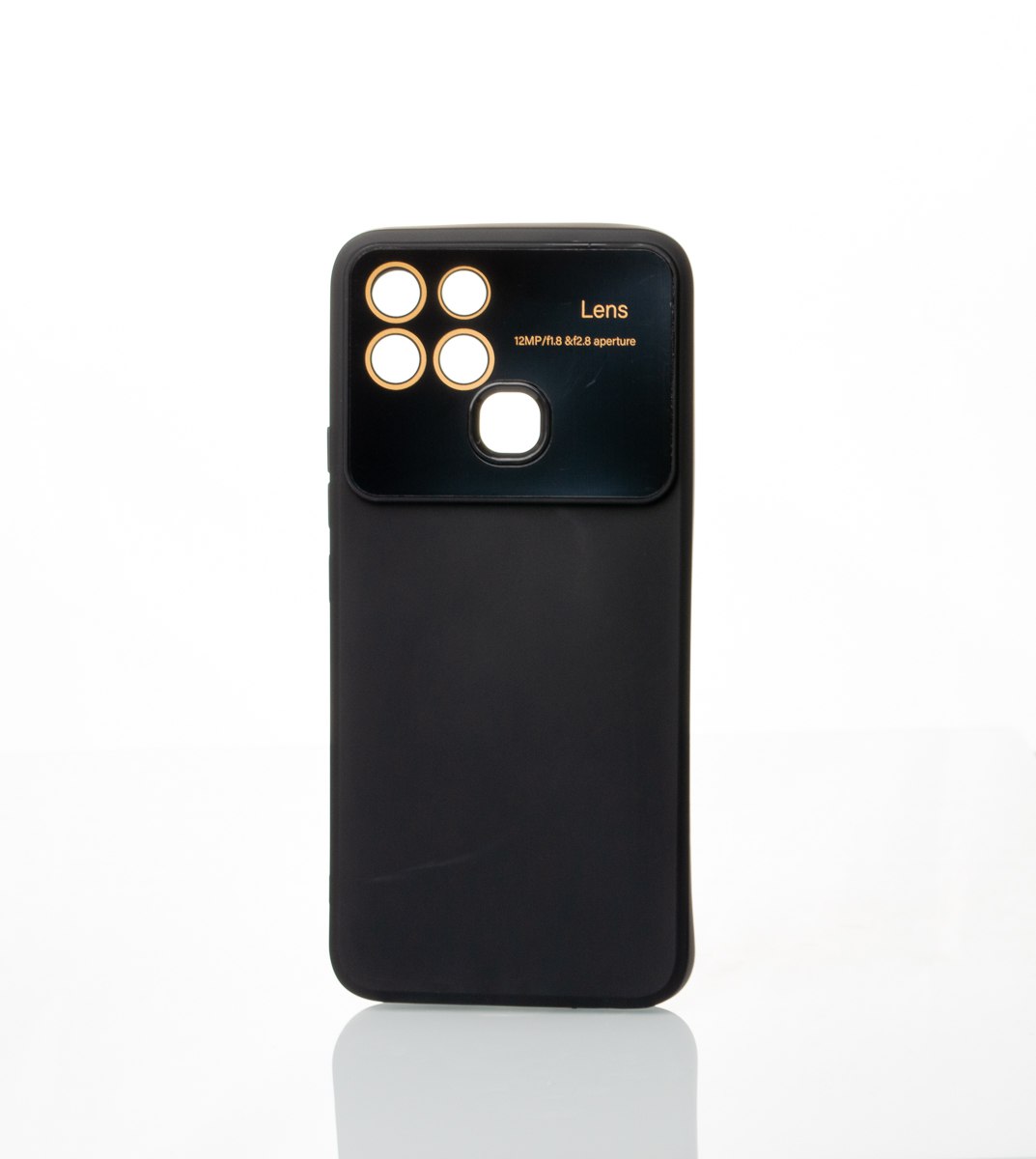 Силиконовый чехол CAMERA PROTECTION для Infinix Smart 6 черный