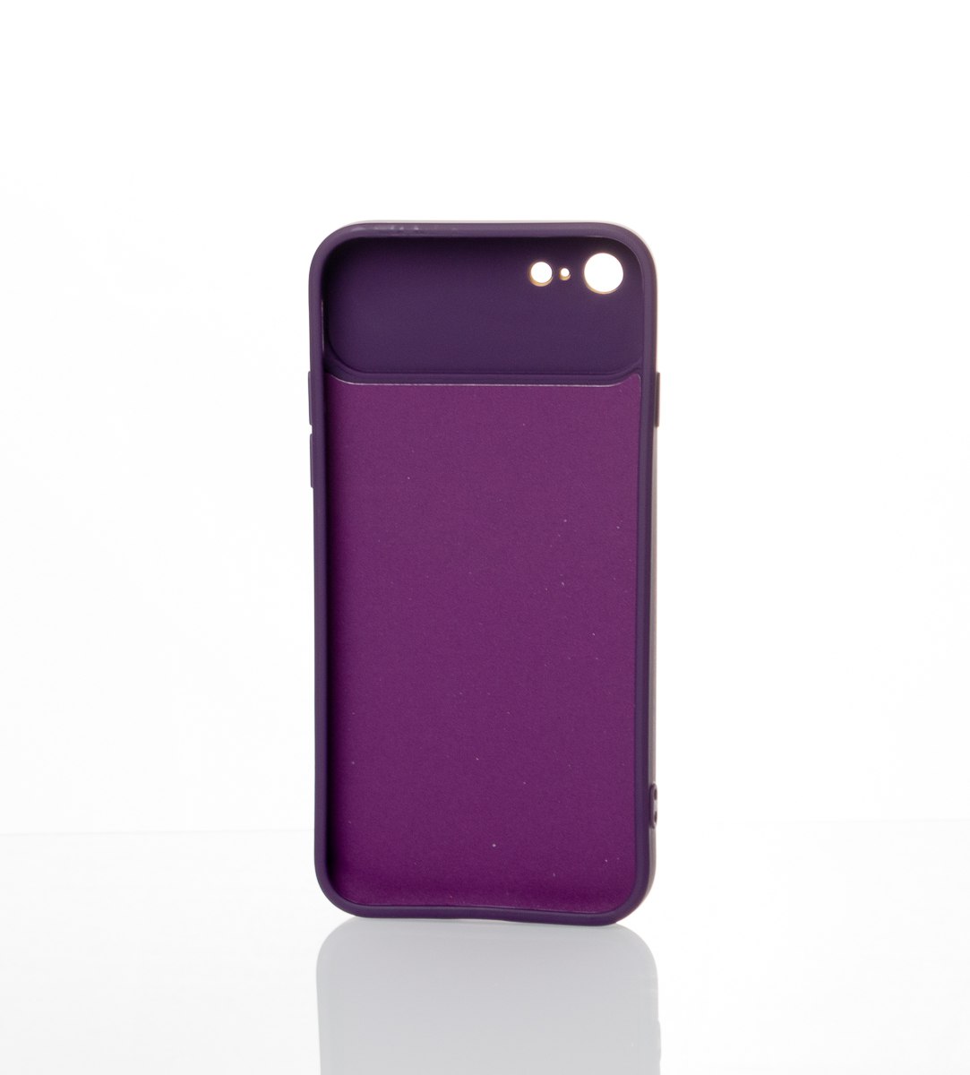 Силиконовый чехол CAMERA PROTECTION для iPhone 7 / iPhone 8 фиолетовый