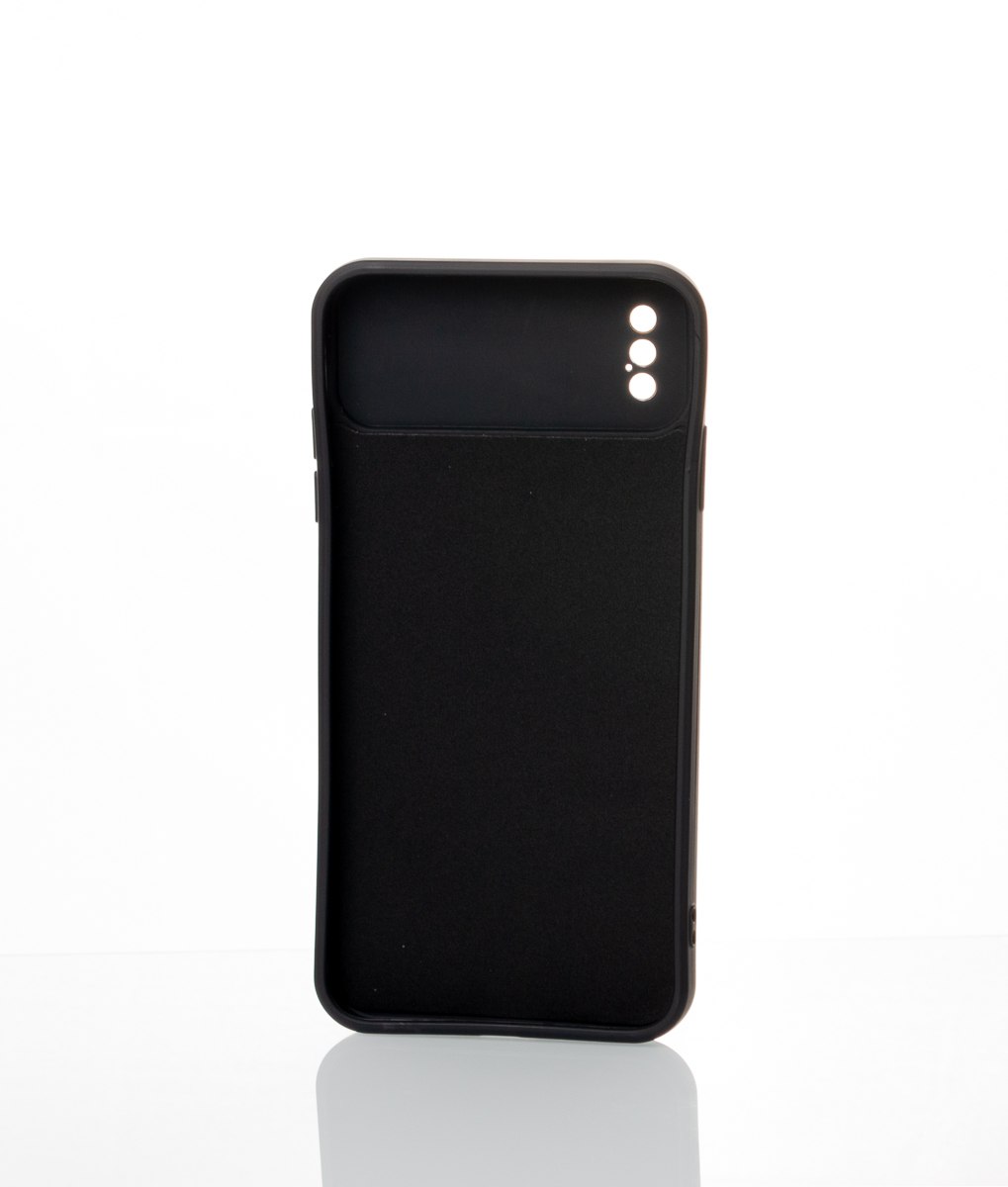 Силиконовый чехол CAMERA PROTECTION для iPhone XS Max черный