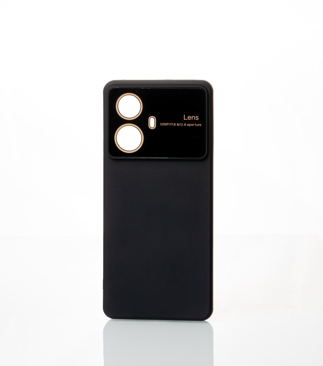 Силиконовый чехол CAMERA PROTECTION для Realme 10 Pro+ черный