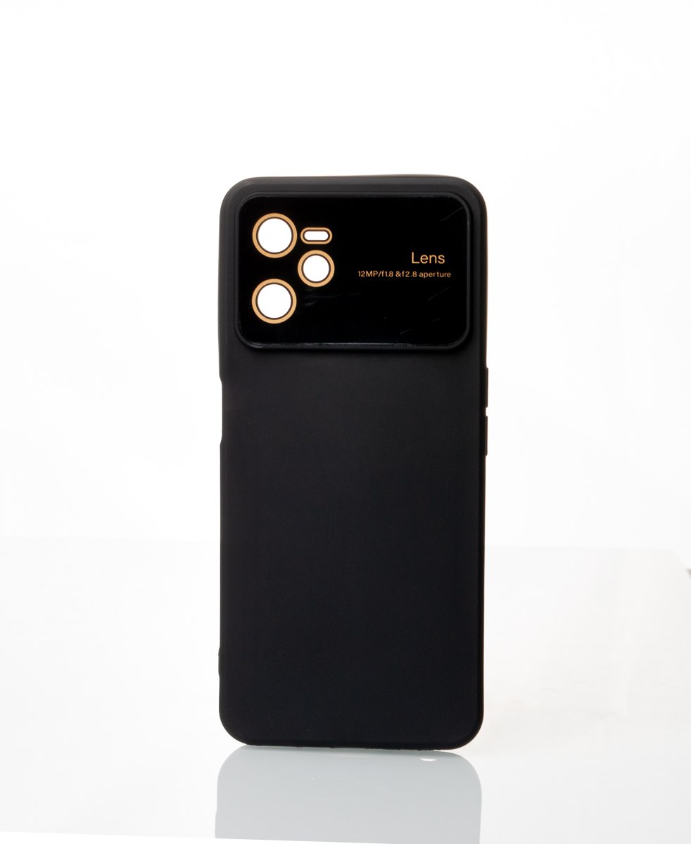 Силиконовый чехол CAMERA PROTECTION для Realme C35 черный