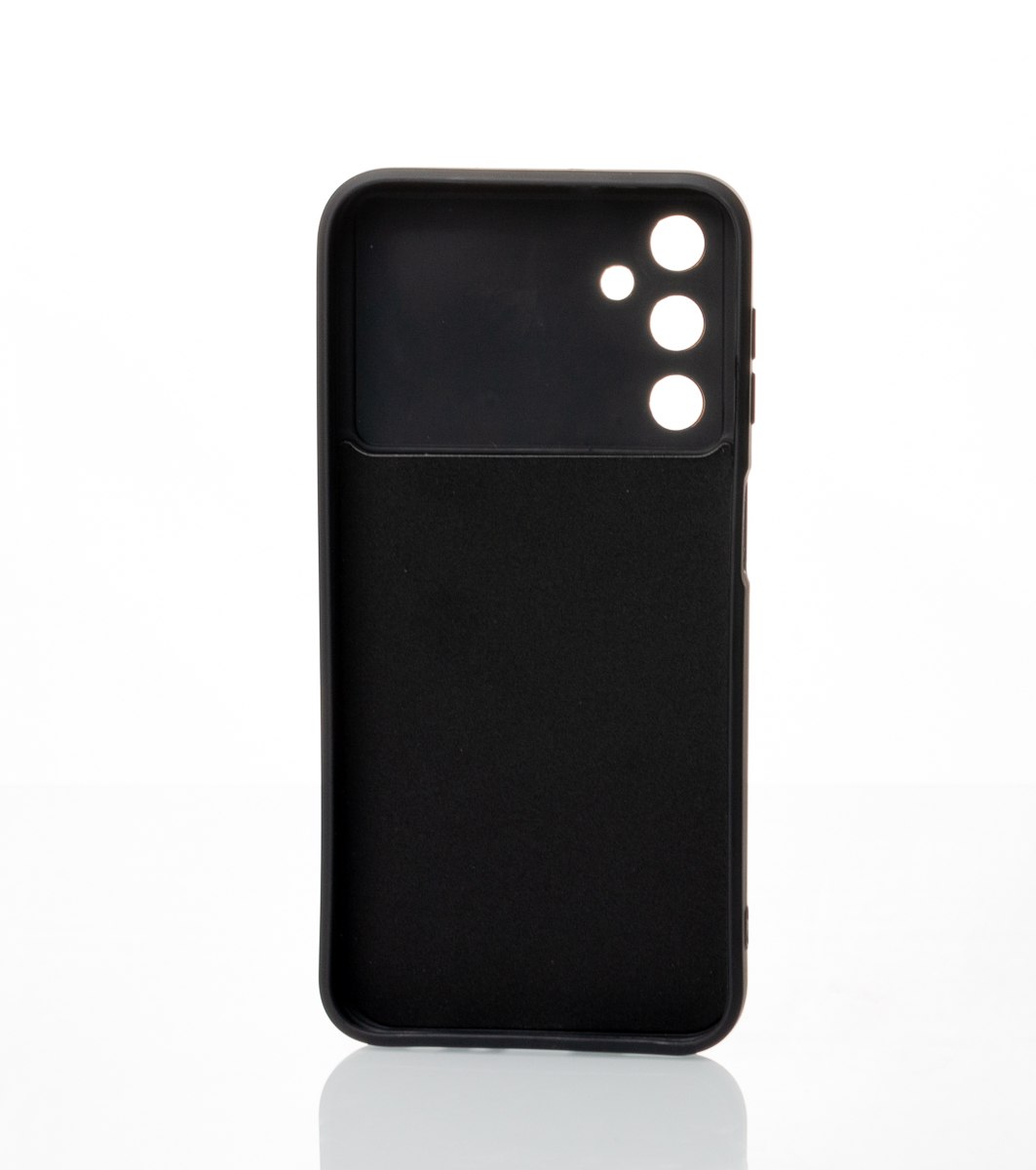 Силиконовый чехол CAMERA PROTECTION для Samsung A14 черный