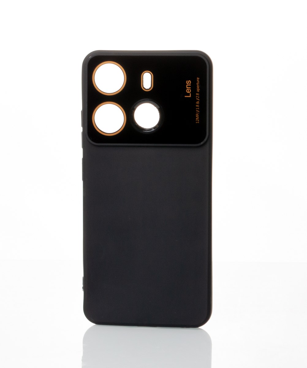 Силиконовый чехол CAMERA PROTECTION для Tecno Pop 7 (BF6) черный