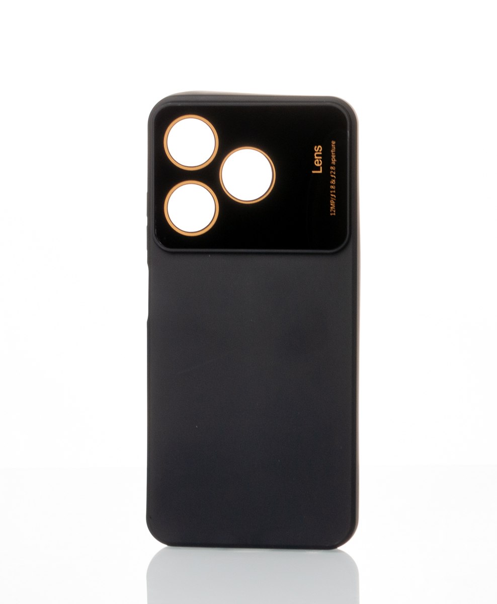 Силиконовый чехол CAMERA PROTECTION для Tecno Spark 10C (kl5m) черный
