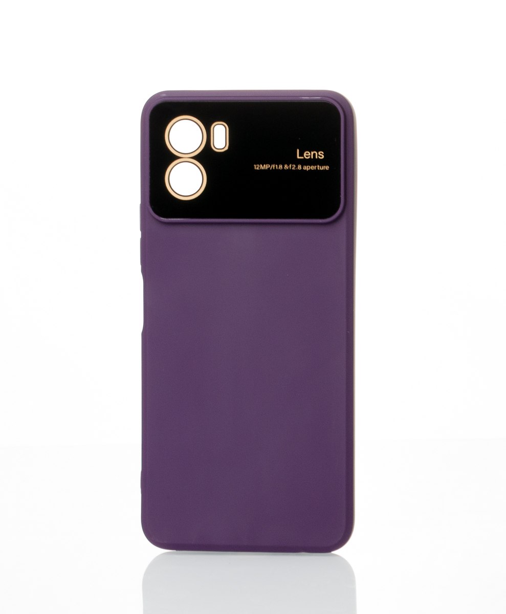 Силиконовый чехол CAMERA PROTECTION для Vivo Y15s фиолетовый