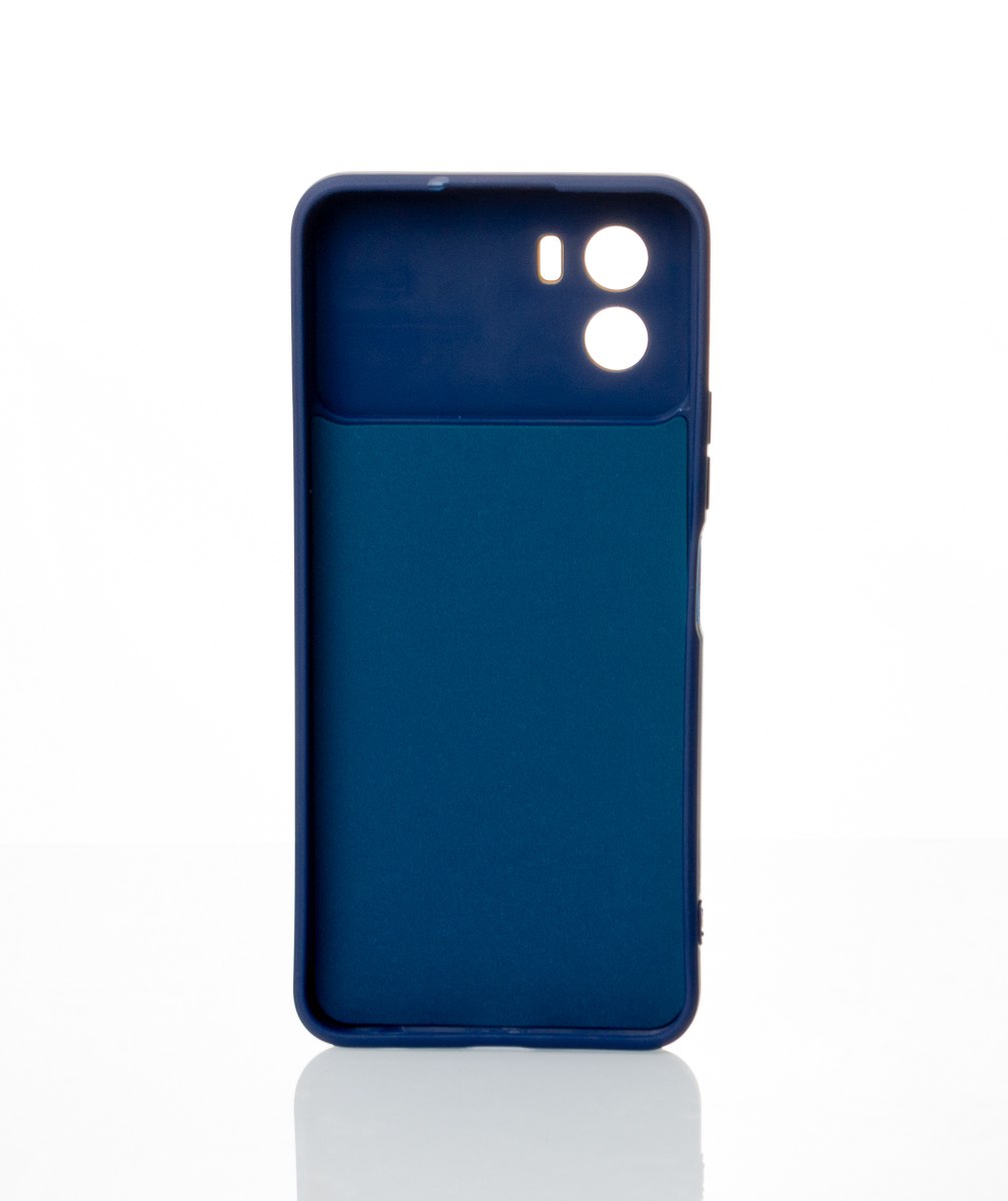 Силиконовый чехол CAMERA PROTECTION для Vivo Y15s темно-синий