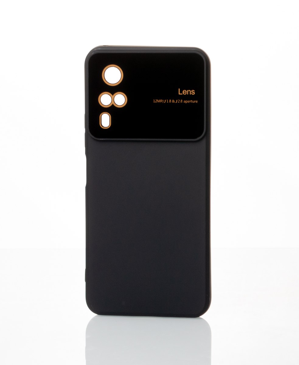 Силиконовый чехол CAMERA PROTECTION для Vivo Y31 черный