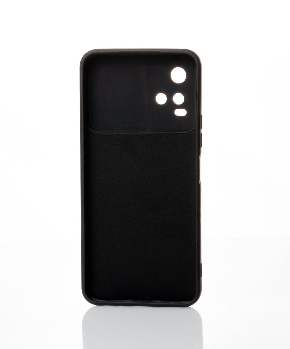 Силиконовый чехол CAMERA PROTECTION для Vivo Y33s черный