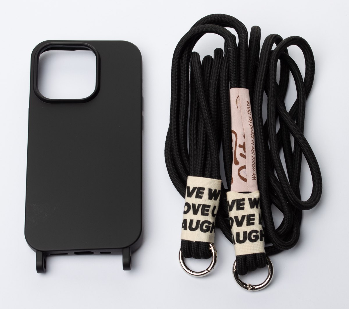 Силиконовый чехол CORD для iPhone 14 черный