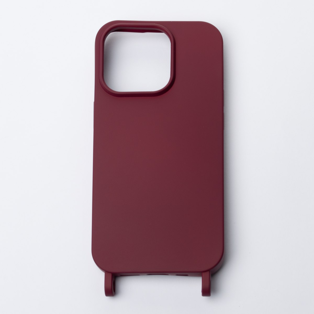 Силиконовый чехол CORD для iPhone 14 Pro Max бордовый