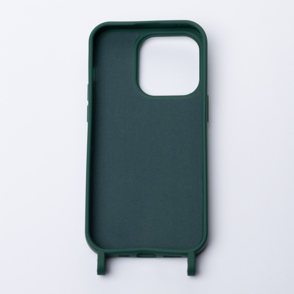 Силиконовый чехол CORD для iPhone 14 Pro Max темно-зеленый