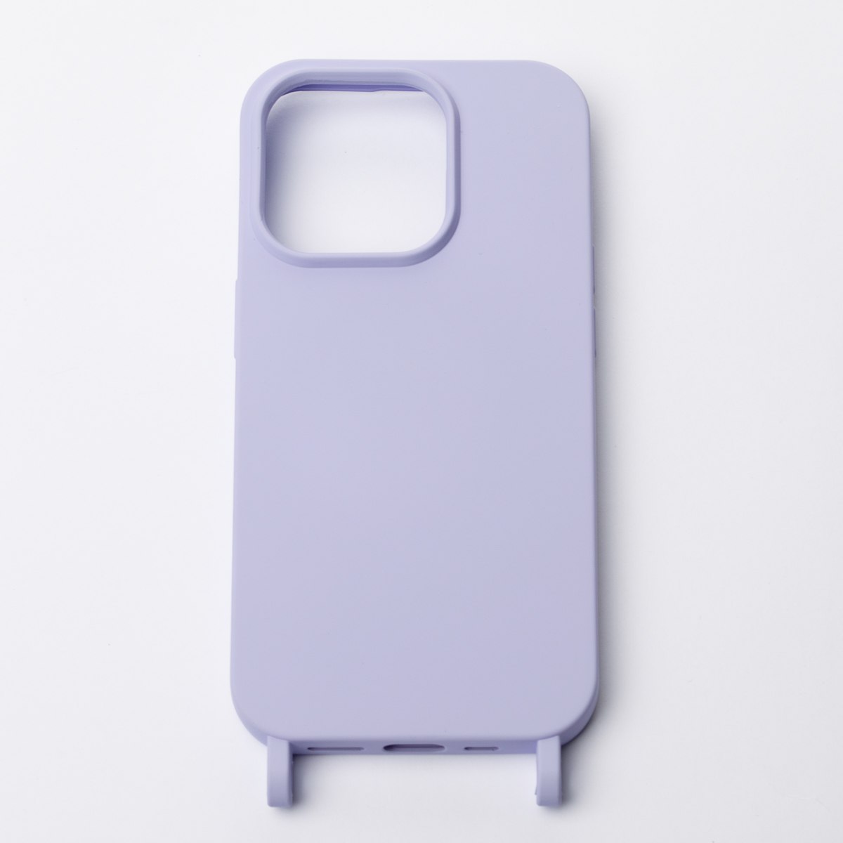 Силиконовый чехол CORD для iPhone 15 Pro фиалковый