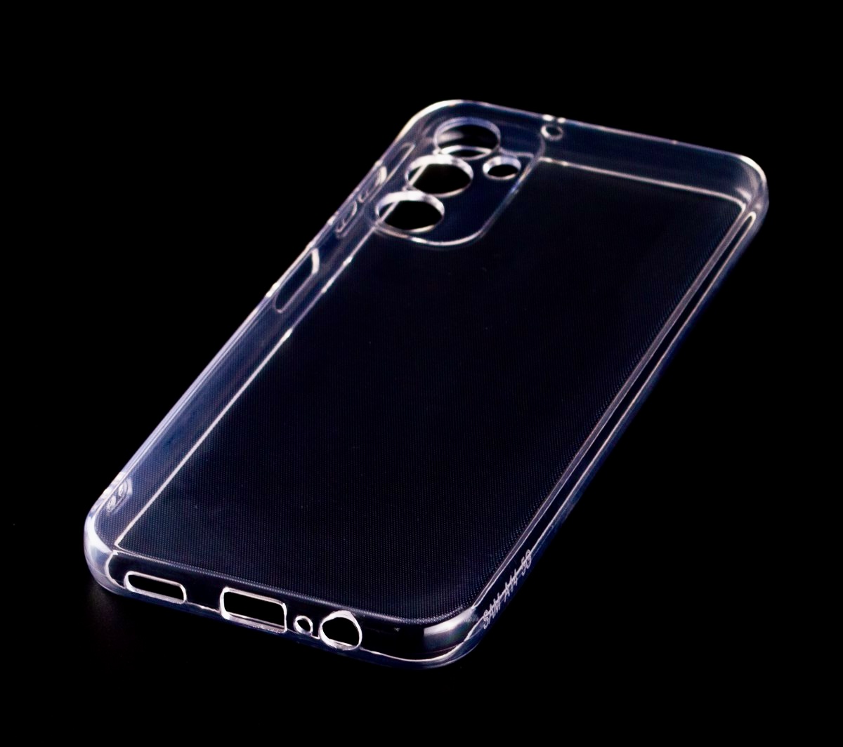 Силиконовый чехол CRYSTAL CASE для Samsung A14 прозрачный