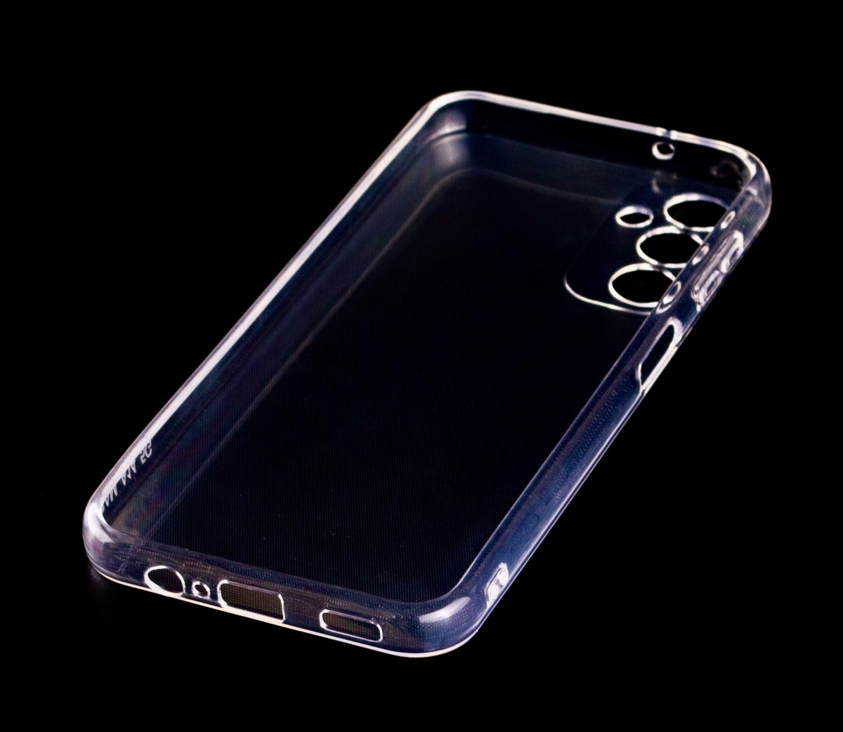 Силиконовый чехол CRYSTAL CASE для Samsung A14 прозрачный