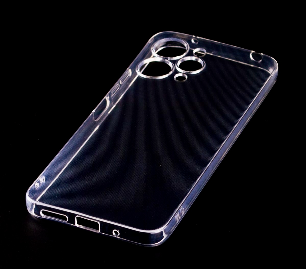 Силиконовый чехол CRYSTAL CASE для Xiaomi Redmi 12 прозрачный