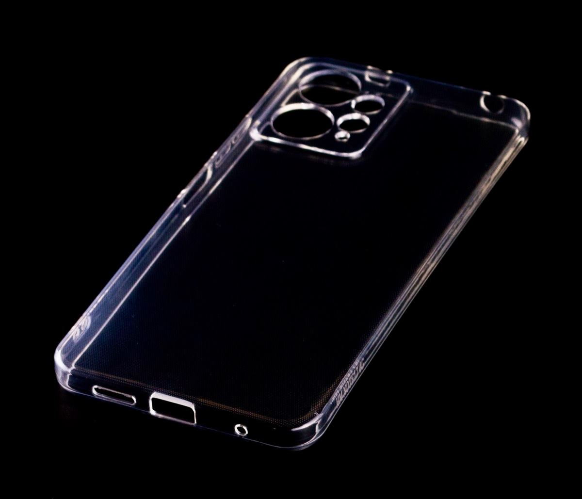 Силиконовый чехол CRYSTAL CASE для Xiaomi Redmi Note 12 4G прозрачный