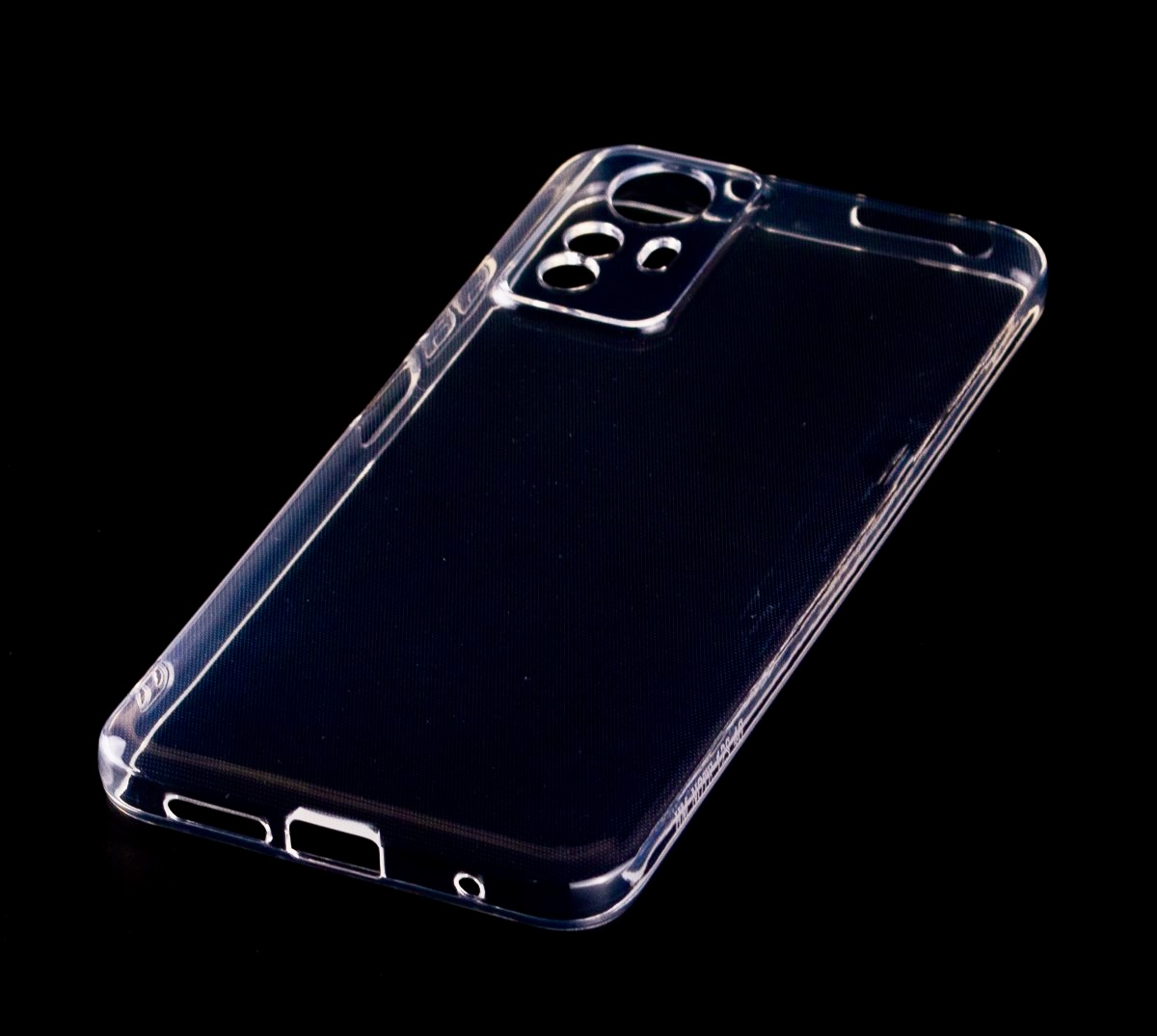 Силиконовый чехол CRYSTAL CASE для Xiaomi Redmi Note 12S прозрачный