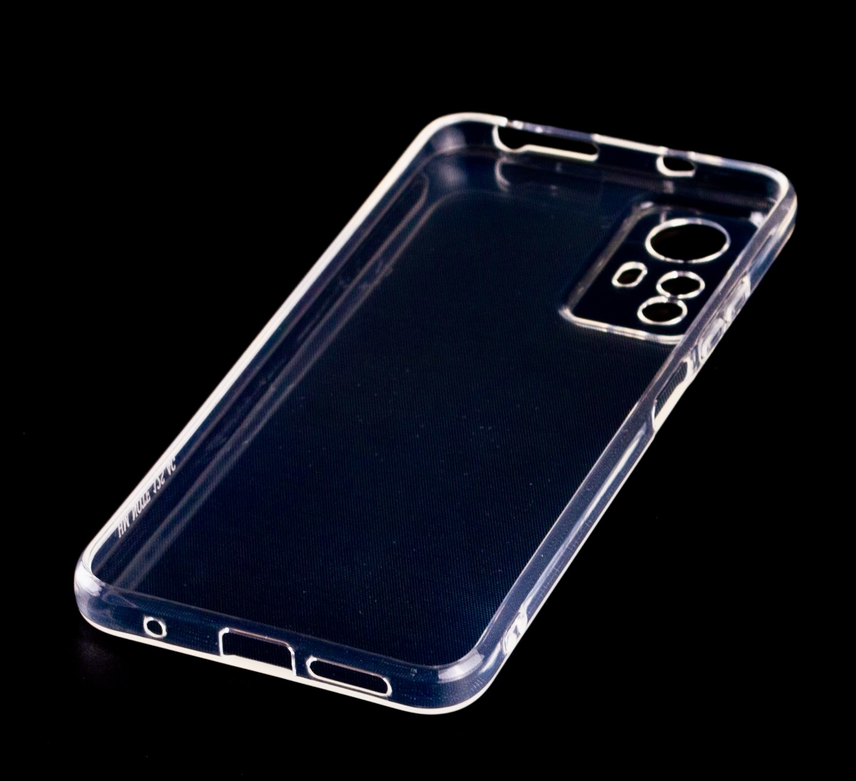 Силиконовый чехол CRYSTAL CASE для Xiaomi Redmi Note 12S прозрачный