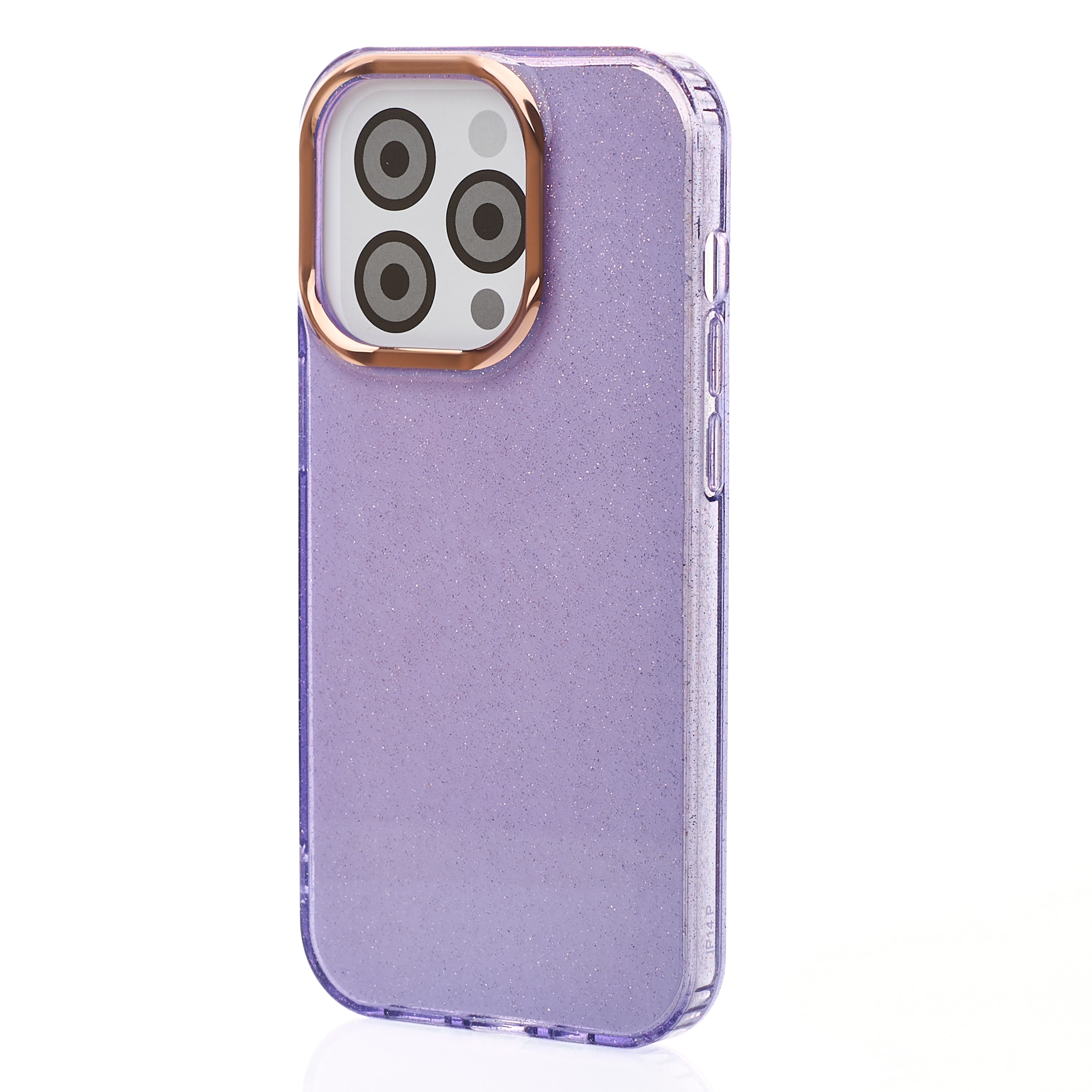 Силиконовый чехол DARK GLITTER для iPhone 12 Pro Max фиолетовый