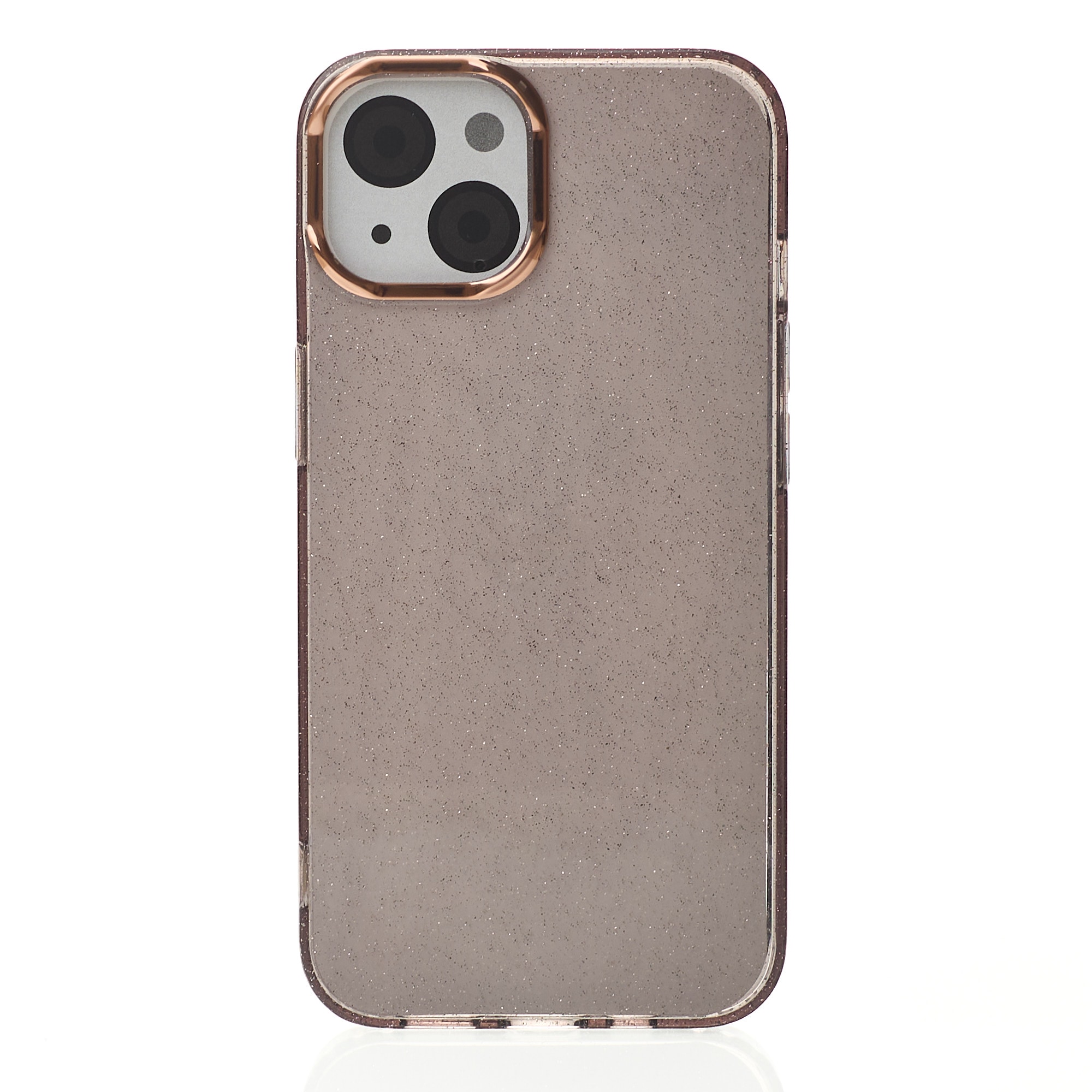 Силиконовый чехол DARK GLITTER для iPhone 13 черный