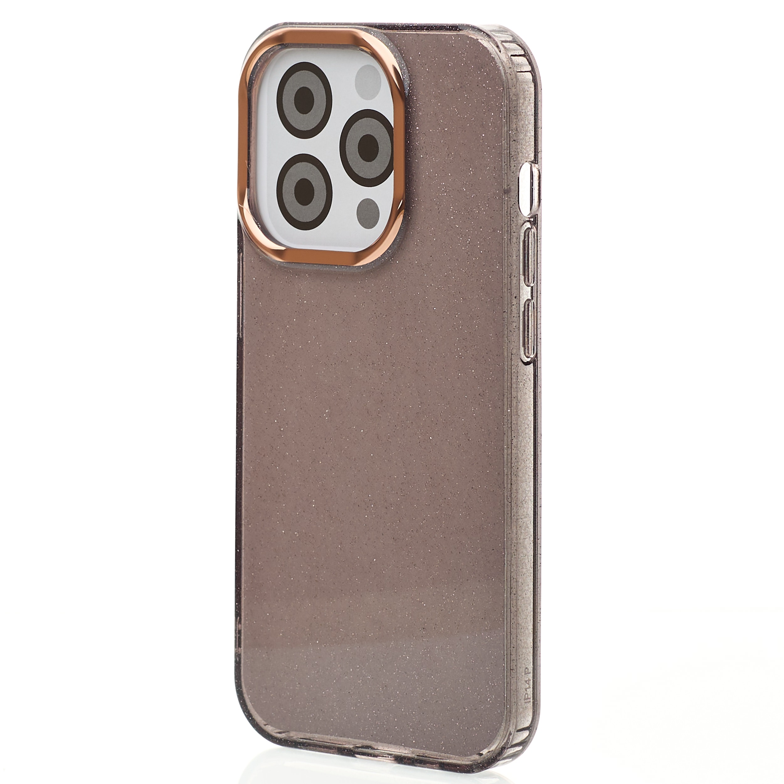 Силиконовый чехол DARK GLITTER для iPhone 15 Pro черный