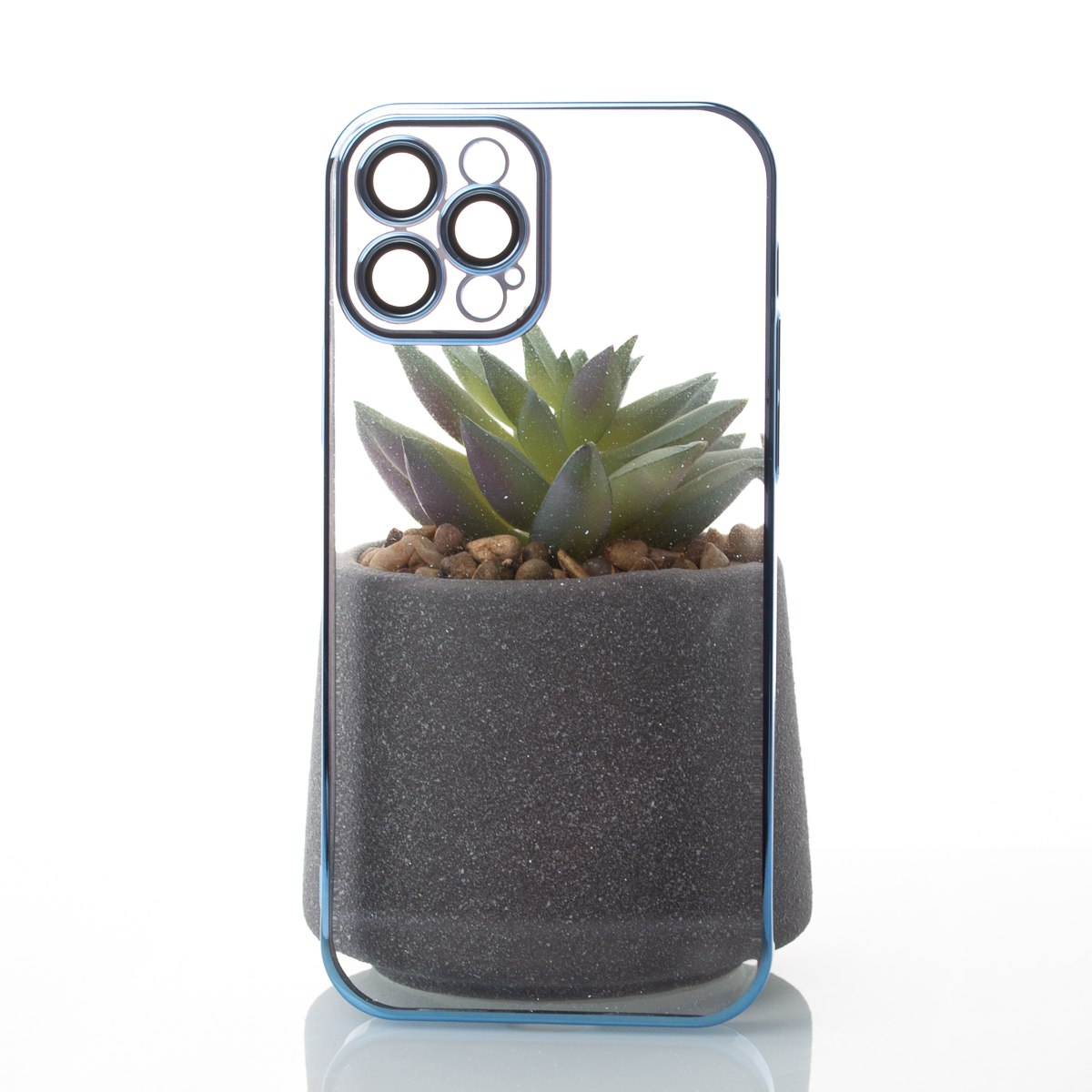 Пластиковый чехол GLITTER для iPhone 12 Pro Max синий