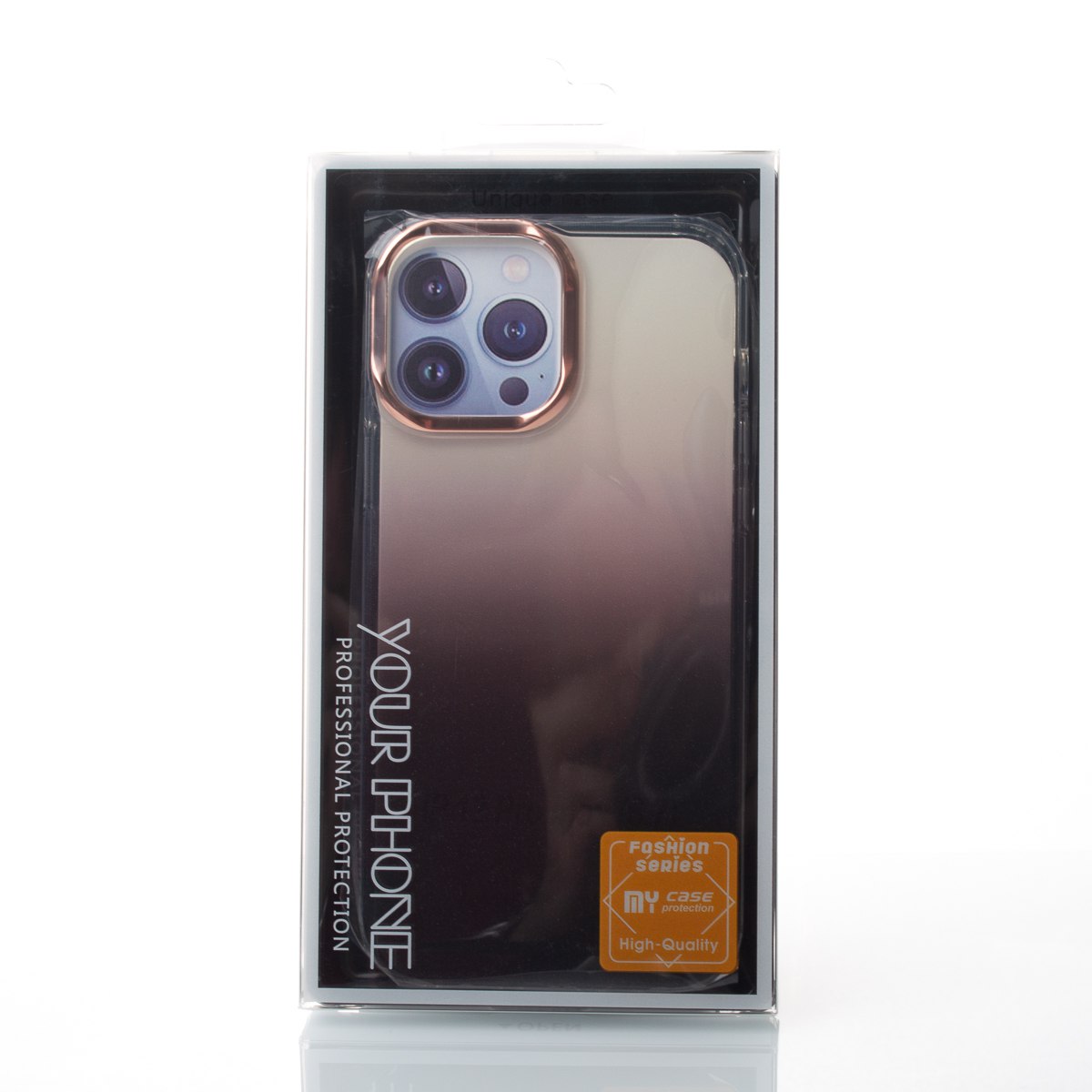 Силиконовый чехол GRADIENT для iPhone 12 / iPhone 12 Pro черный