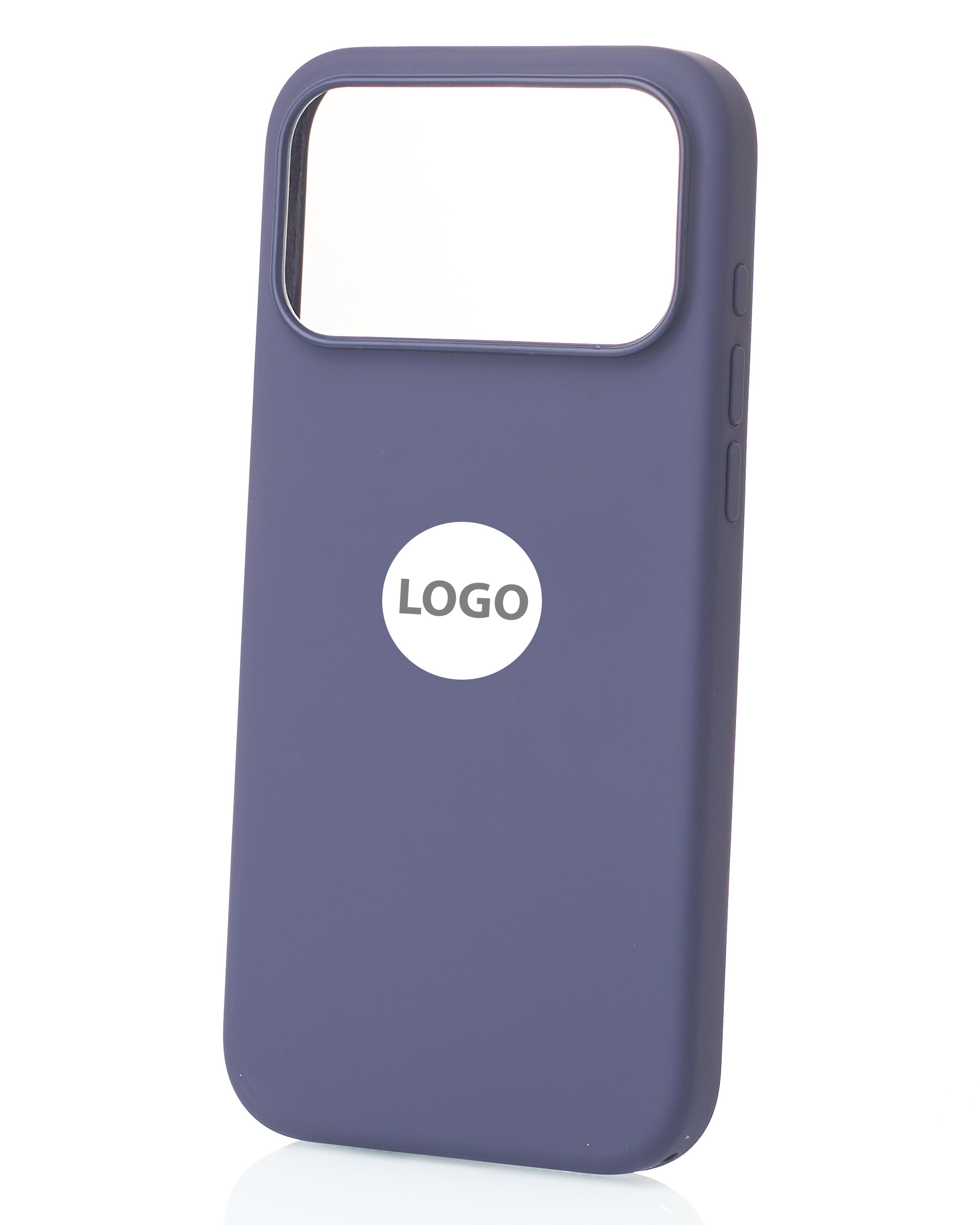 Силиконовый чехол Lux Colors с поддержкой MagSafe для iPhone 17 Pro Max (AI) Purple Fog