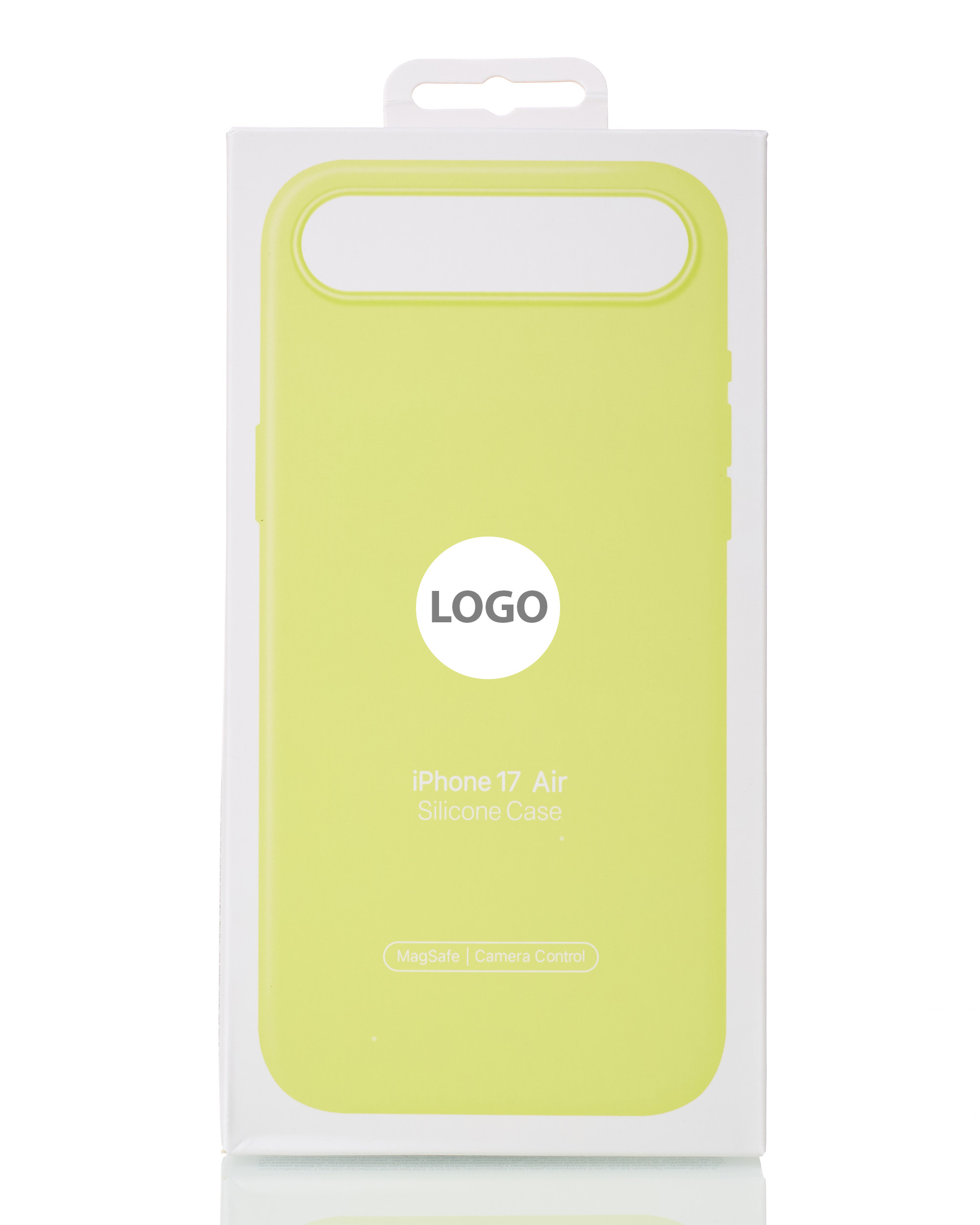 Силиконовый чехол Lux Colors с поддержкой MagSafe для iPhone 17 AIR Neon Yellow