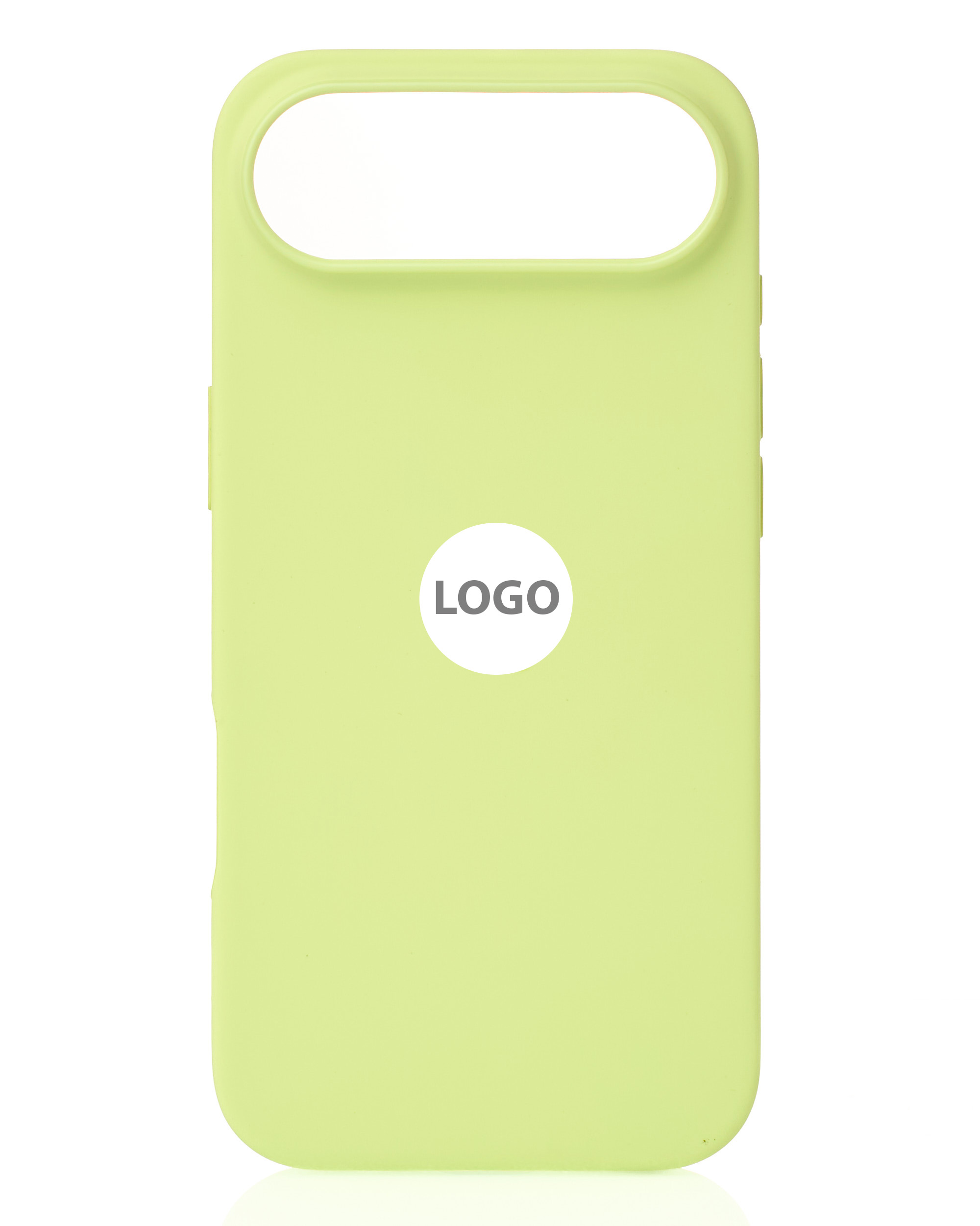 Силиконовый чехол Lux Colors с поддержкой MagSafe для iPhone 17 AIR Neon Yellow