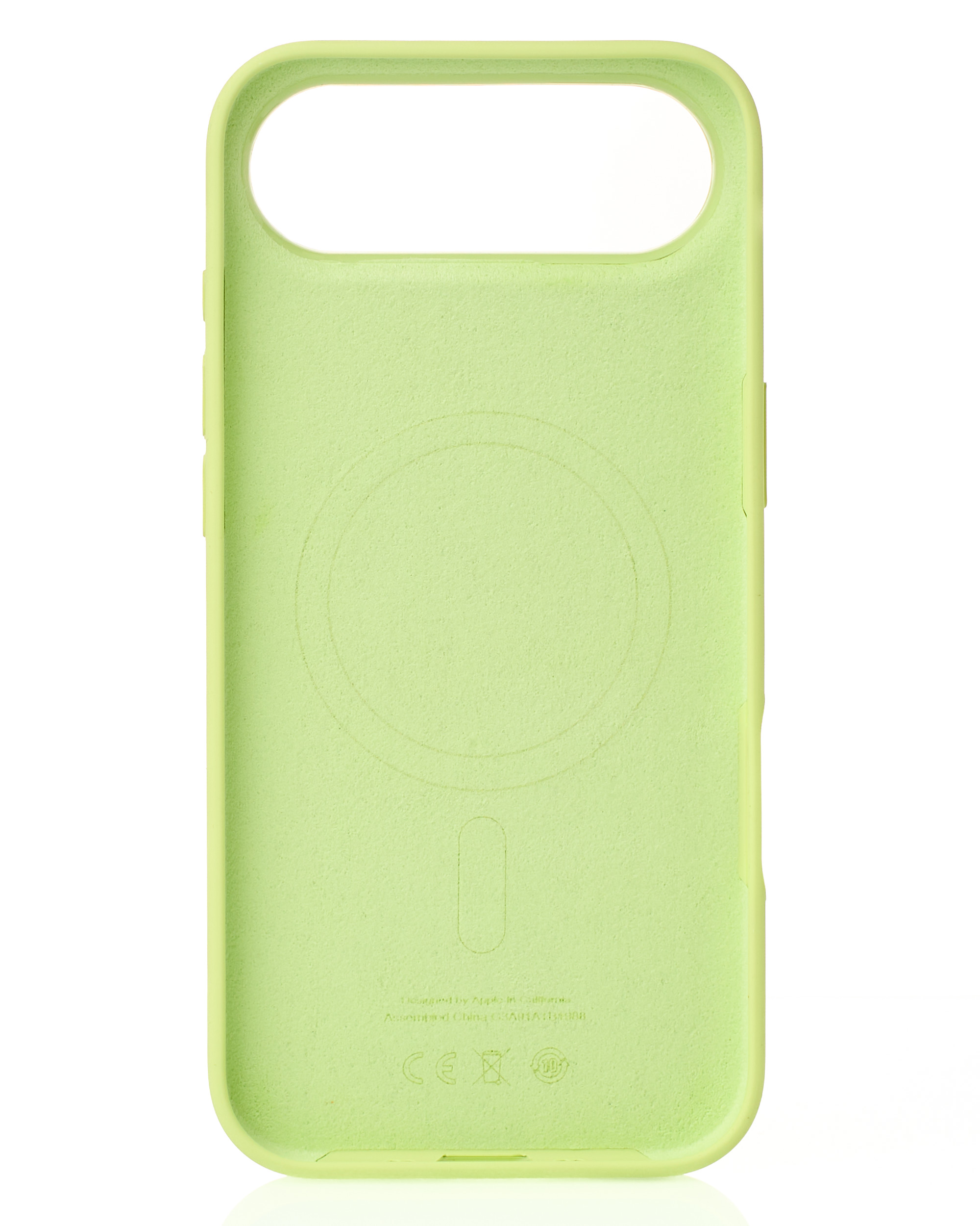 Силиконовый чехол Lux Colors с поддержкой MagSafe для iPhone 17 AIR Neon Yellow