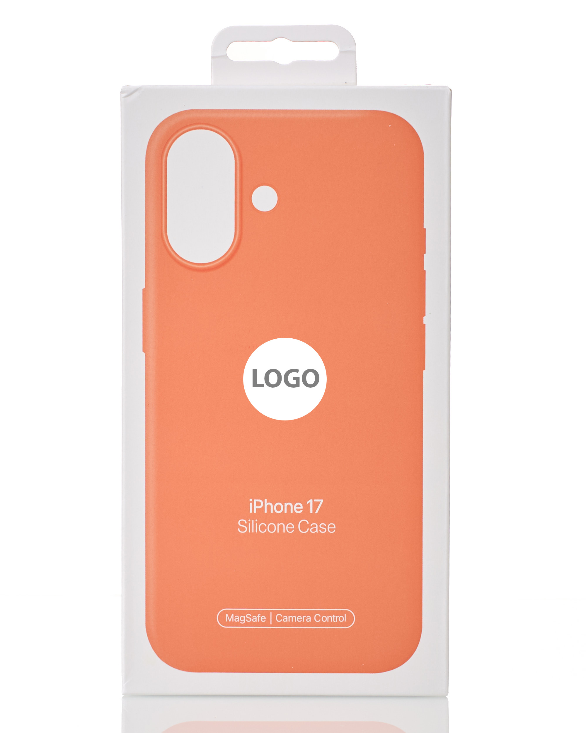 Силиконовый чехол Lux Colors с поддержкой MagSafe для iPhone 17 (AI) Orange