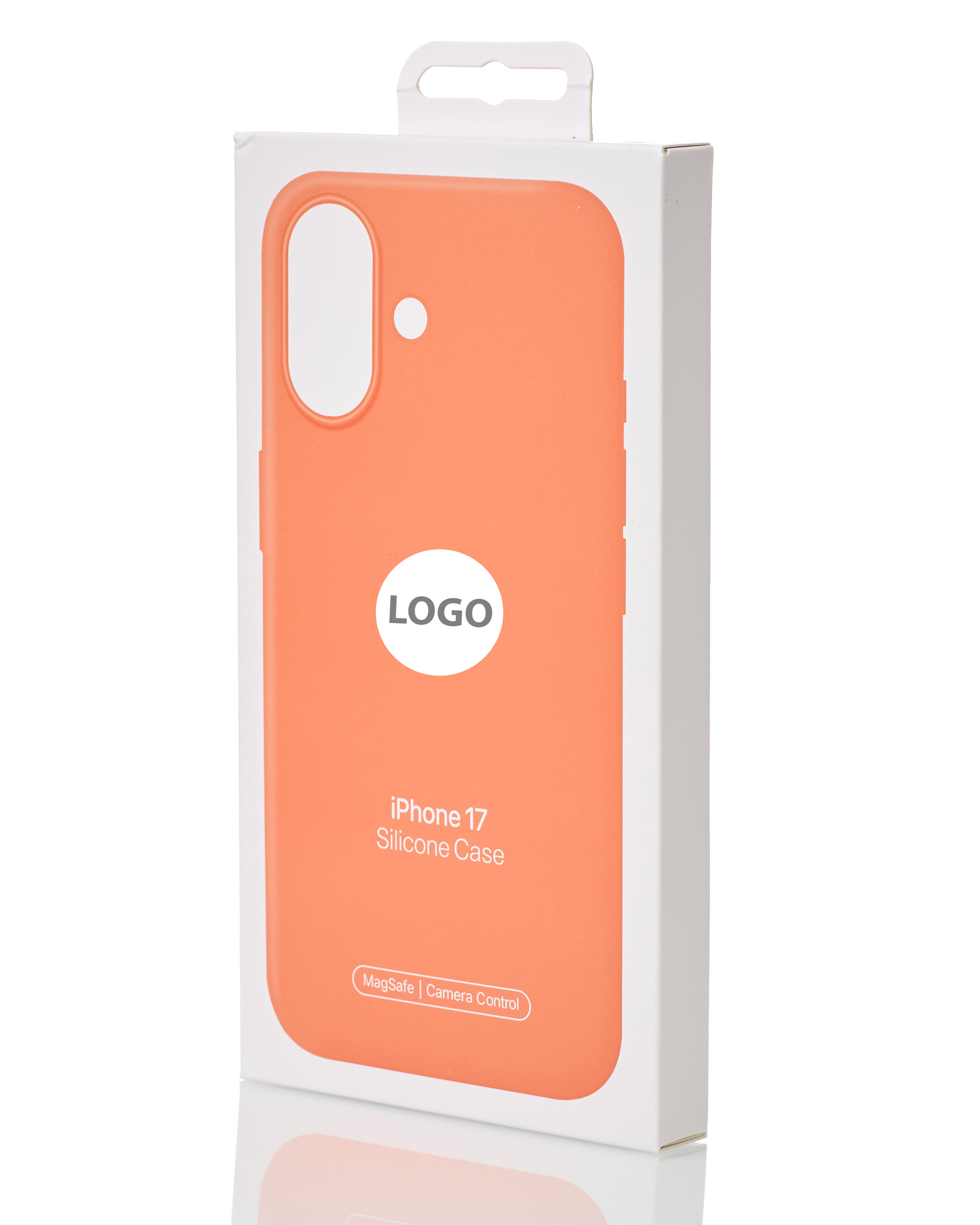 Силиконовый чехол Lux Colors с поддержкой MagSafe для iPhone 17 (AI) Orange
