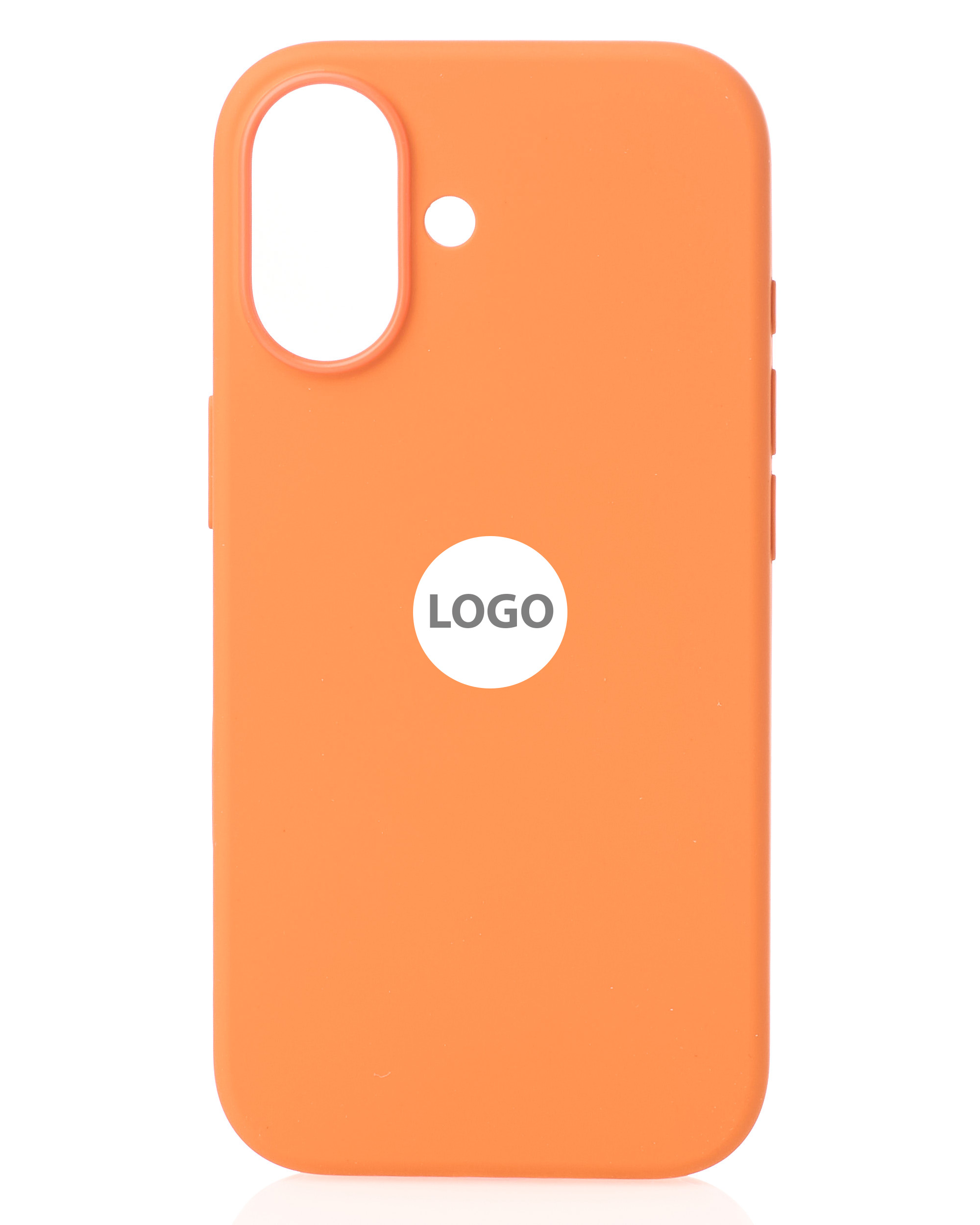 Силиконовый чехол Lux Colors с поддержкой MagSafe для iPhone 17 (AI) Orange