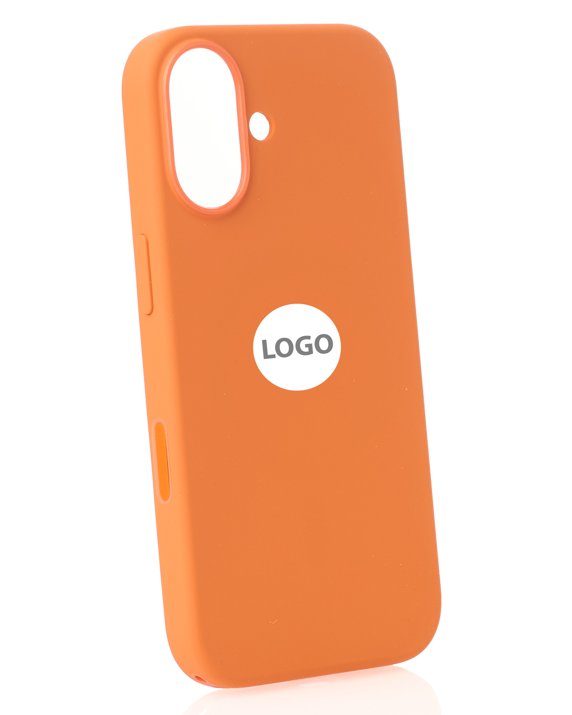 Силиконовый чехол Lux Colors с поддержкой MagSafe для iPhone 17 (AI) Orange