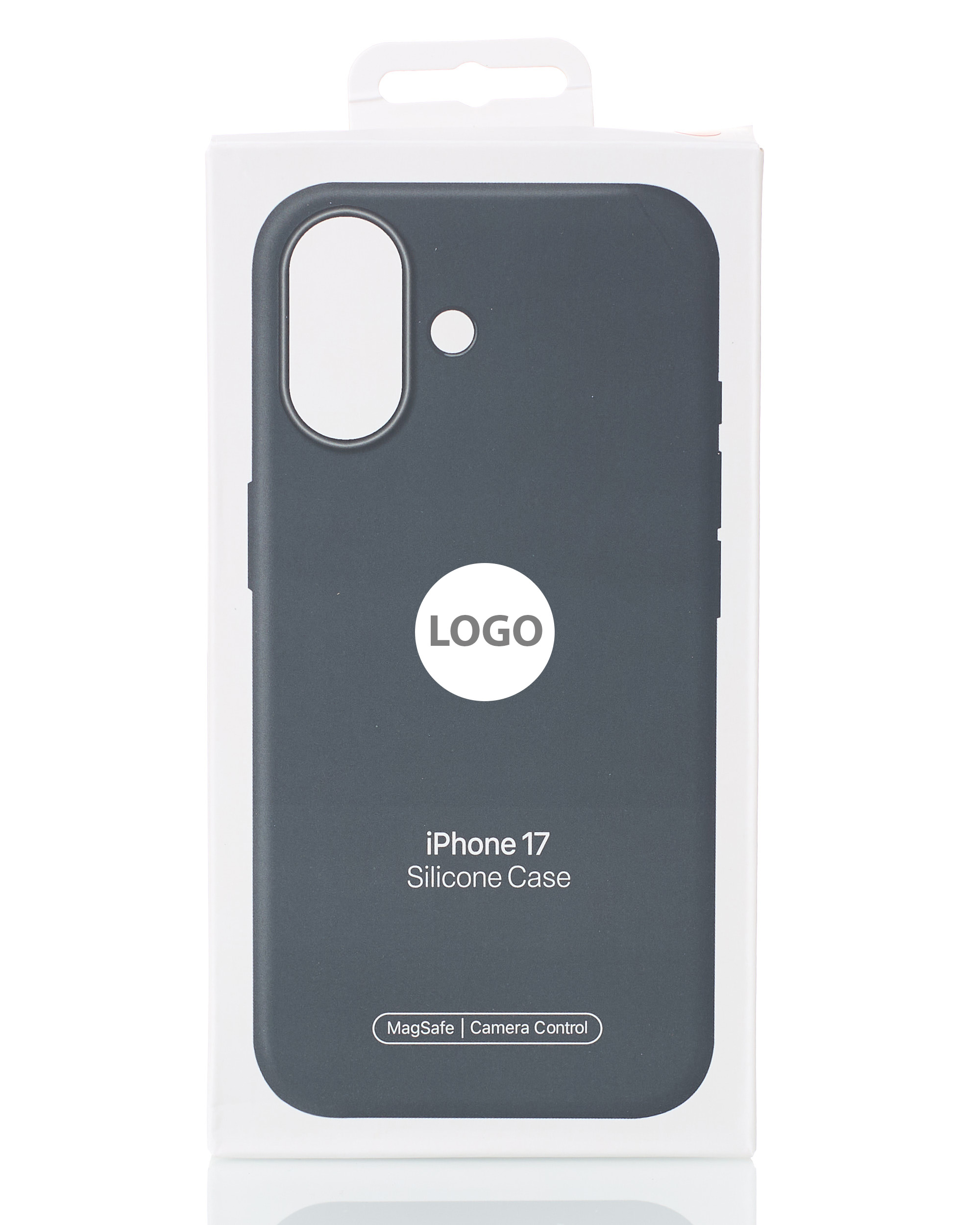 Силиконовый чехол Lux Colors с поддержкой MagSafe для iPhone 17 (AI) Black