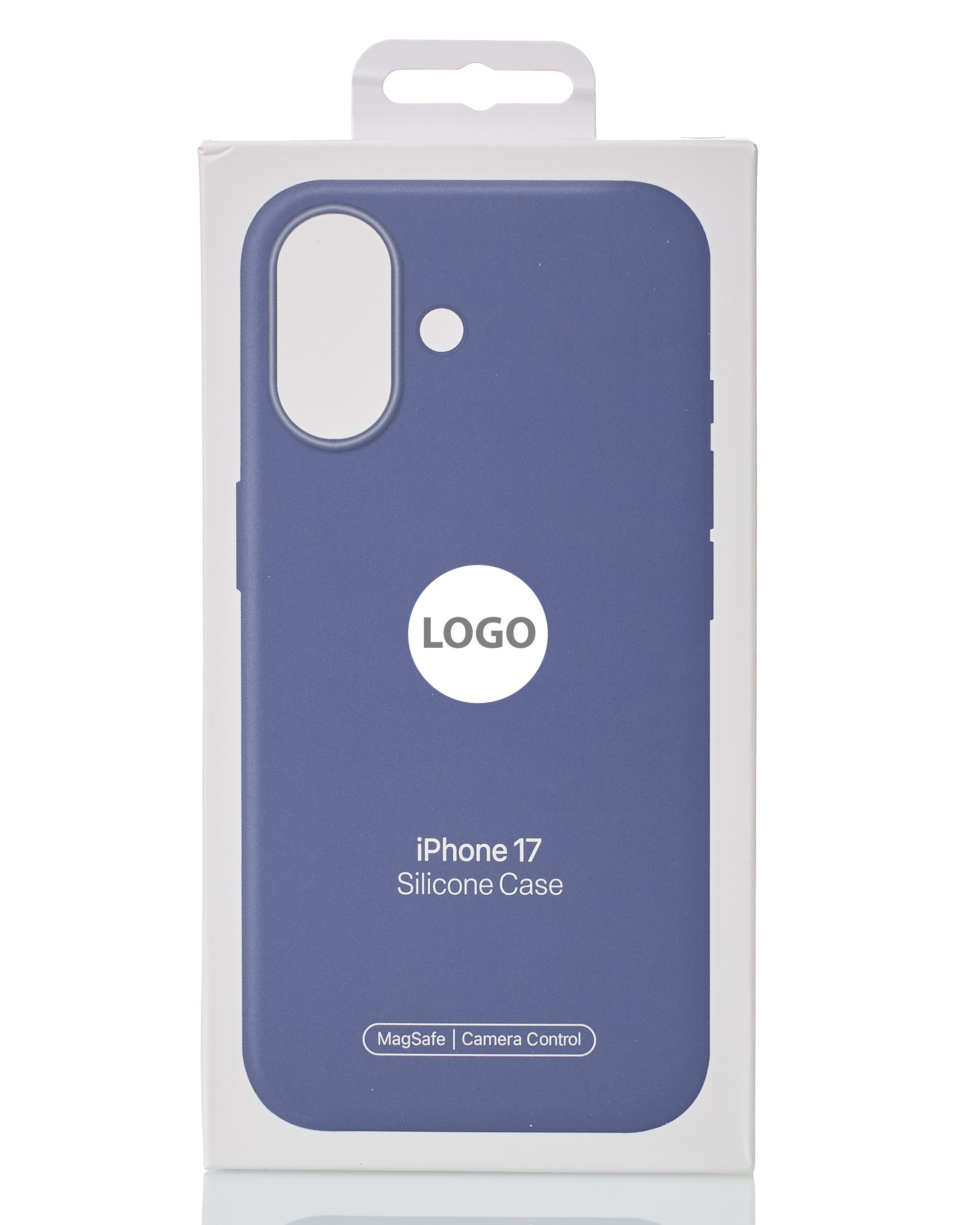 Силиконовый чехол Lux Colors с поддержкой MagSafe для iPhone 17 (AI) Purple Fog
